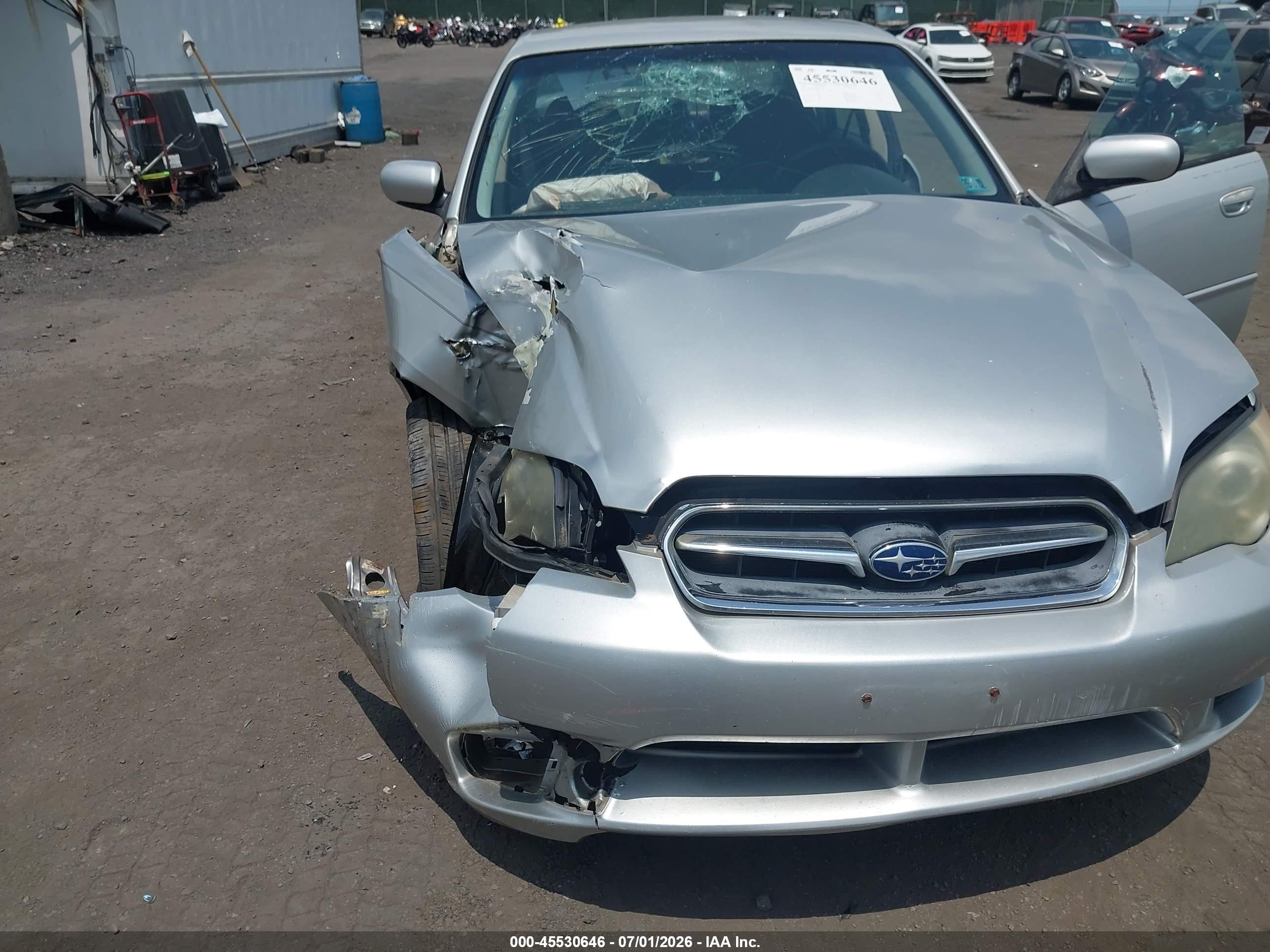 2005 Subaru Legacy 2.5i Silver vin: 4S3BL616657226595