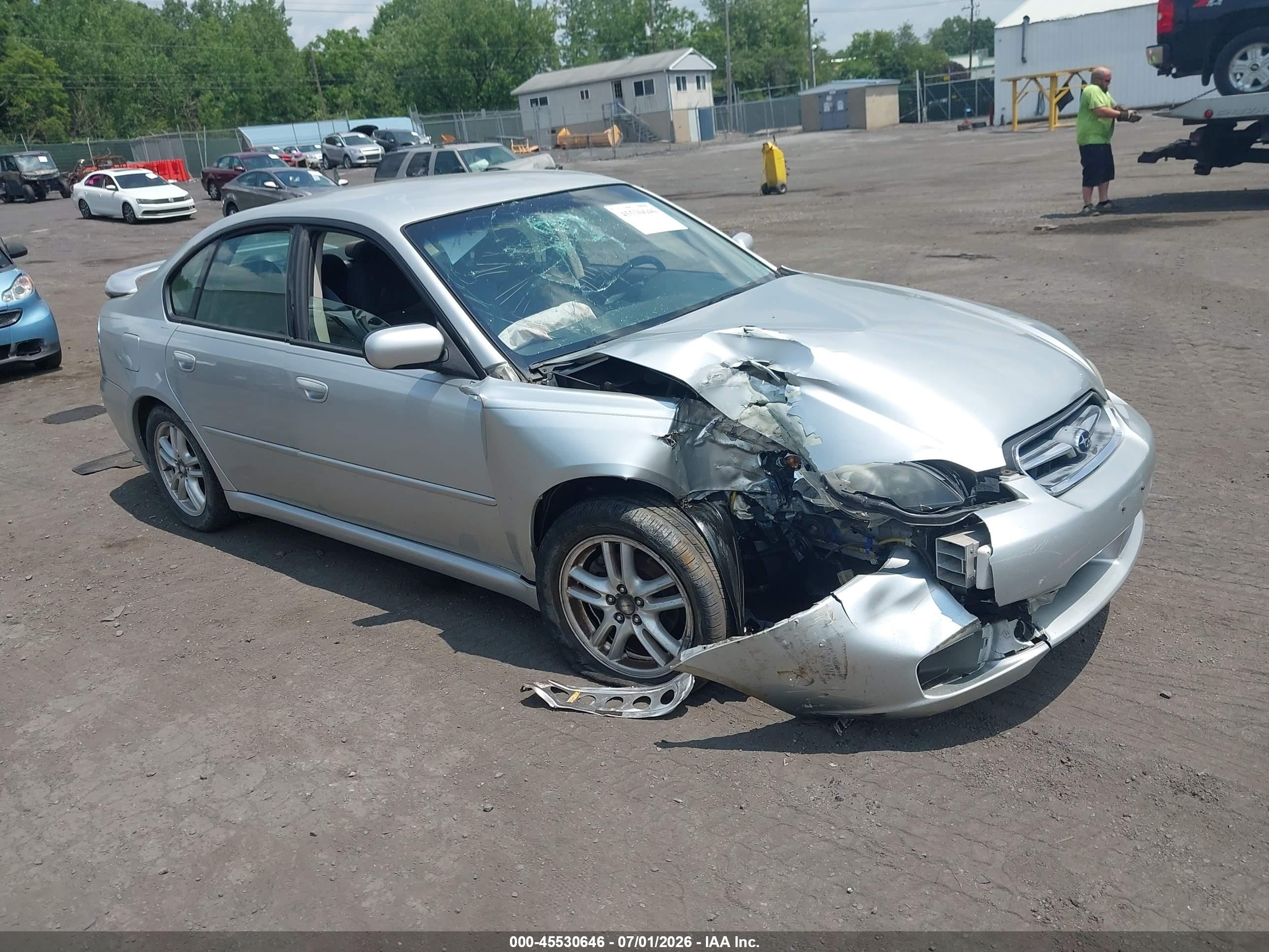 2005 Subaru Legacy 2.5i Silver vin: 4S3BL616657226595