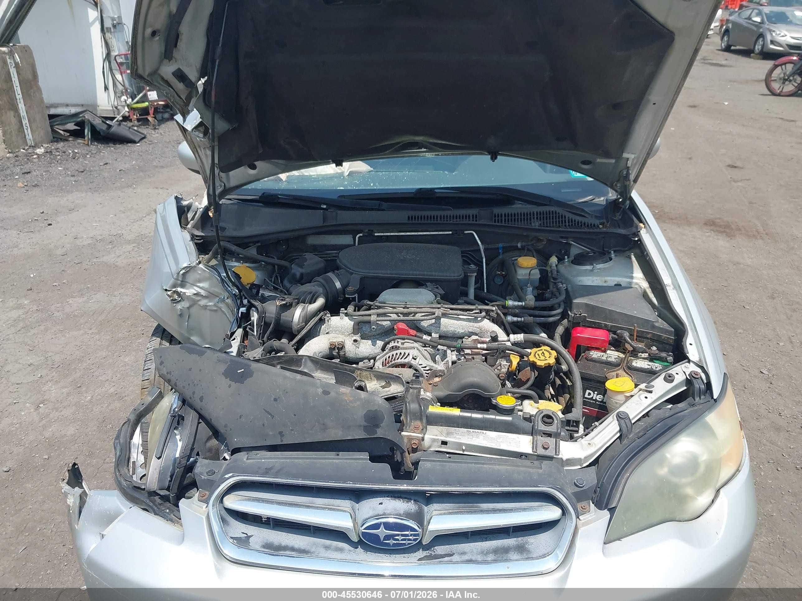 2005 Subaru Legacy 2.5i Silver vin: 4S3BL616657226595