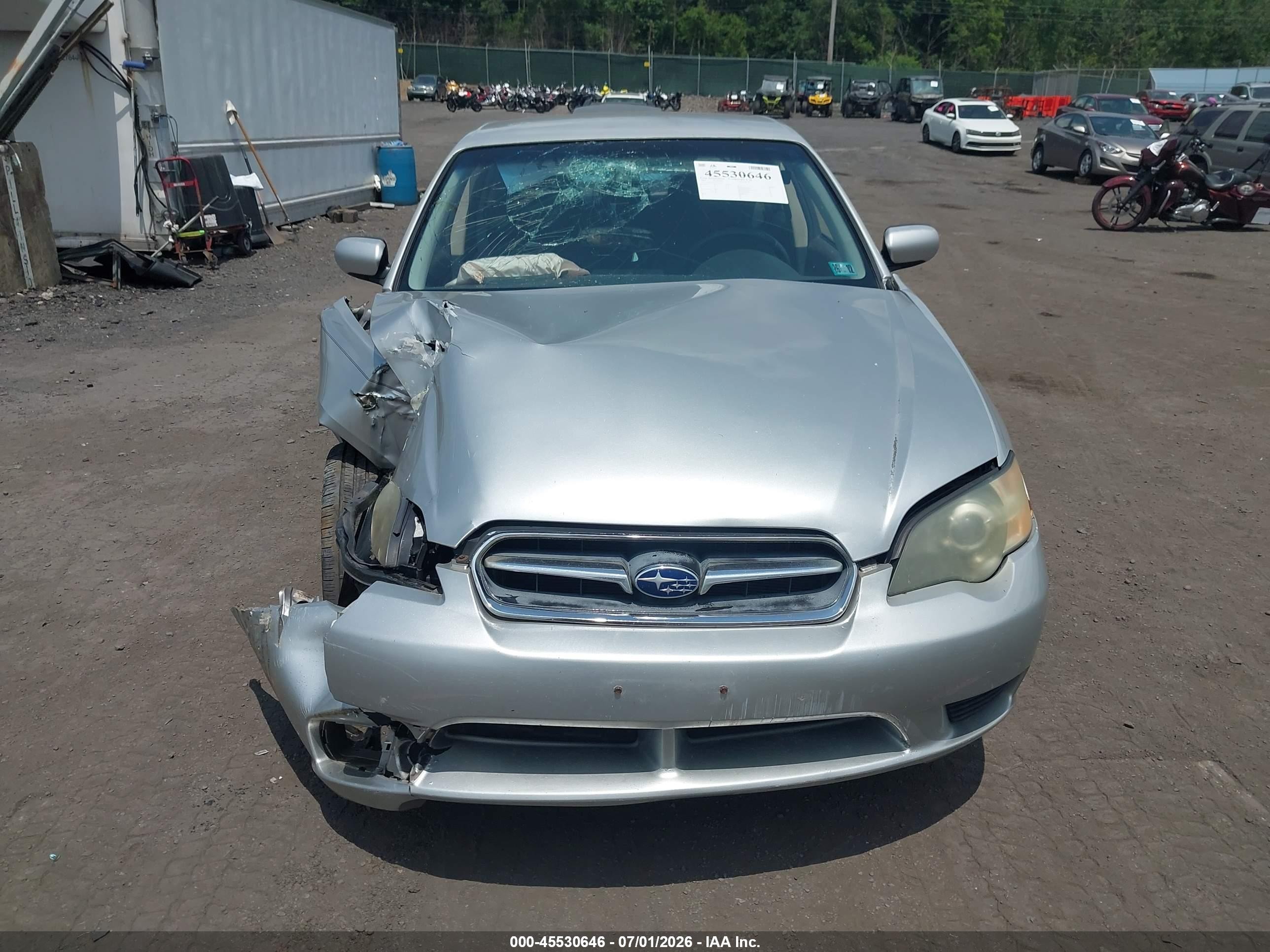 2005 Subaru Legacy 2.5i Silver vin: 4S3BL616657226595