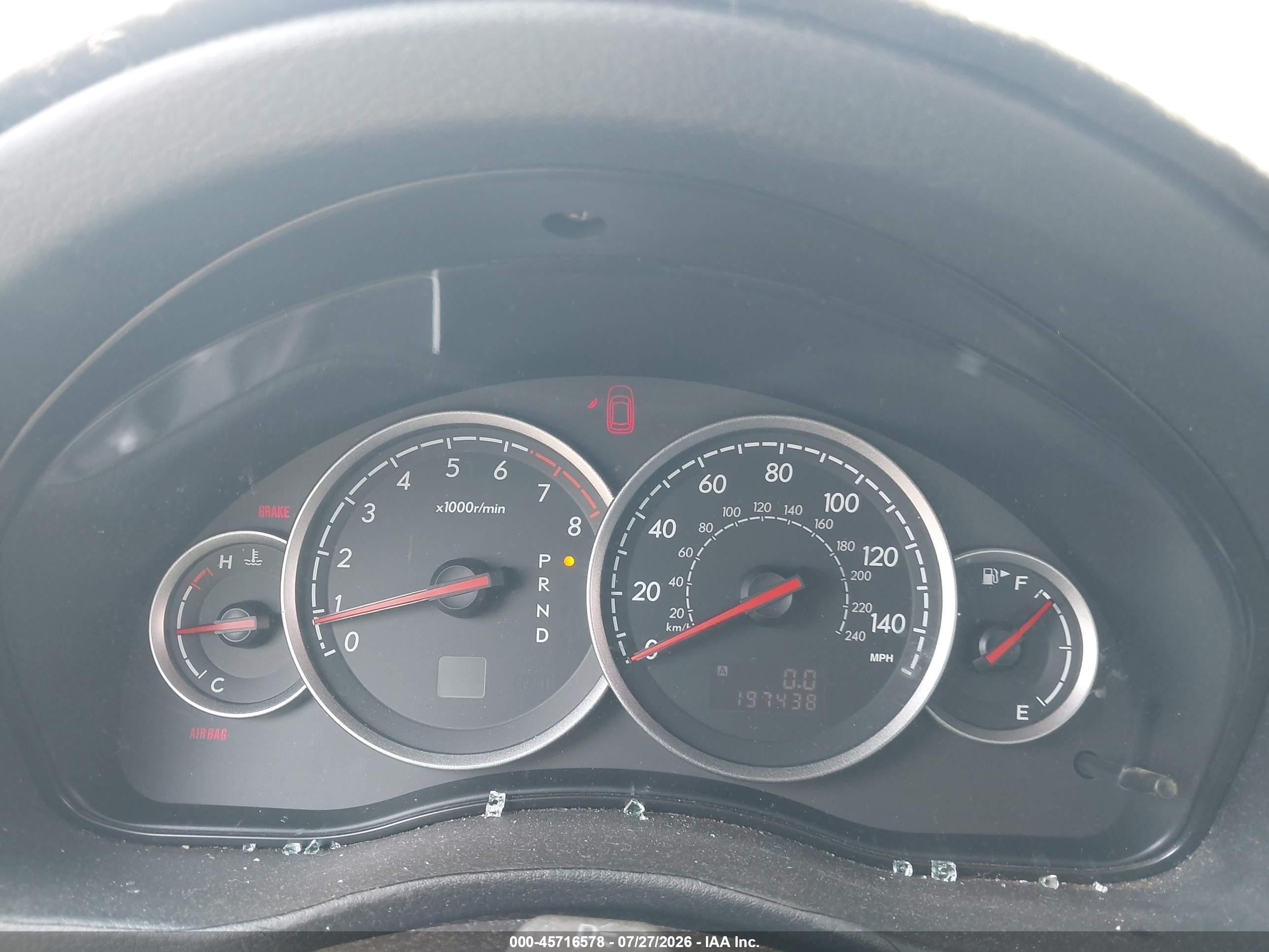 2007 Subaru Legacy 2.5i Серебряный vin: 4S3BL616677203627