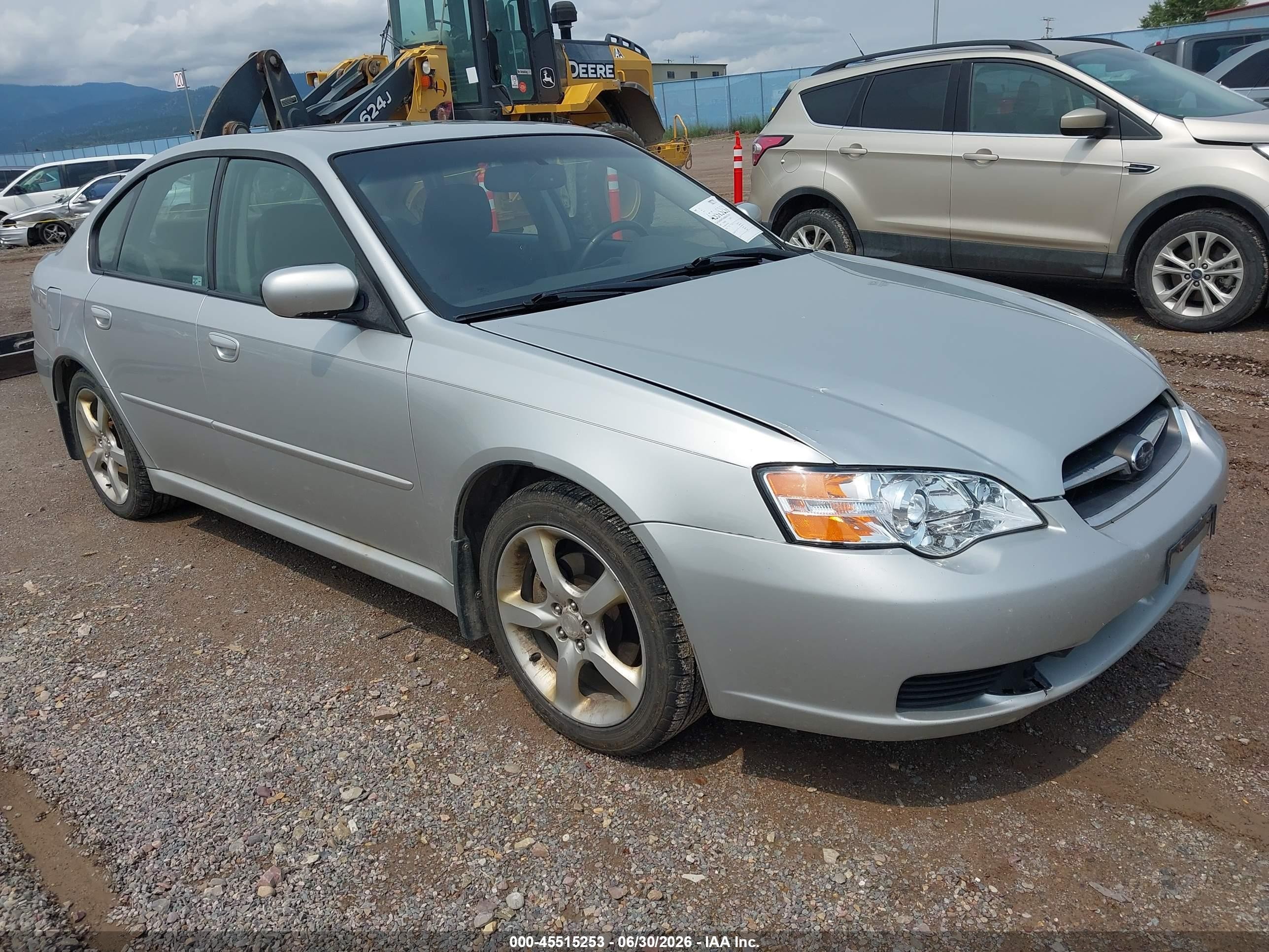 2007 Subaru Legacy 2.5i Silver vin: 4S3BL616677213199