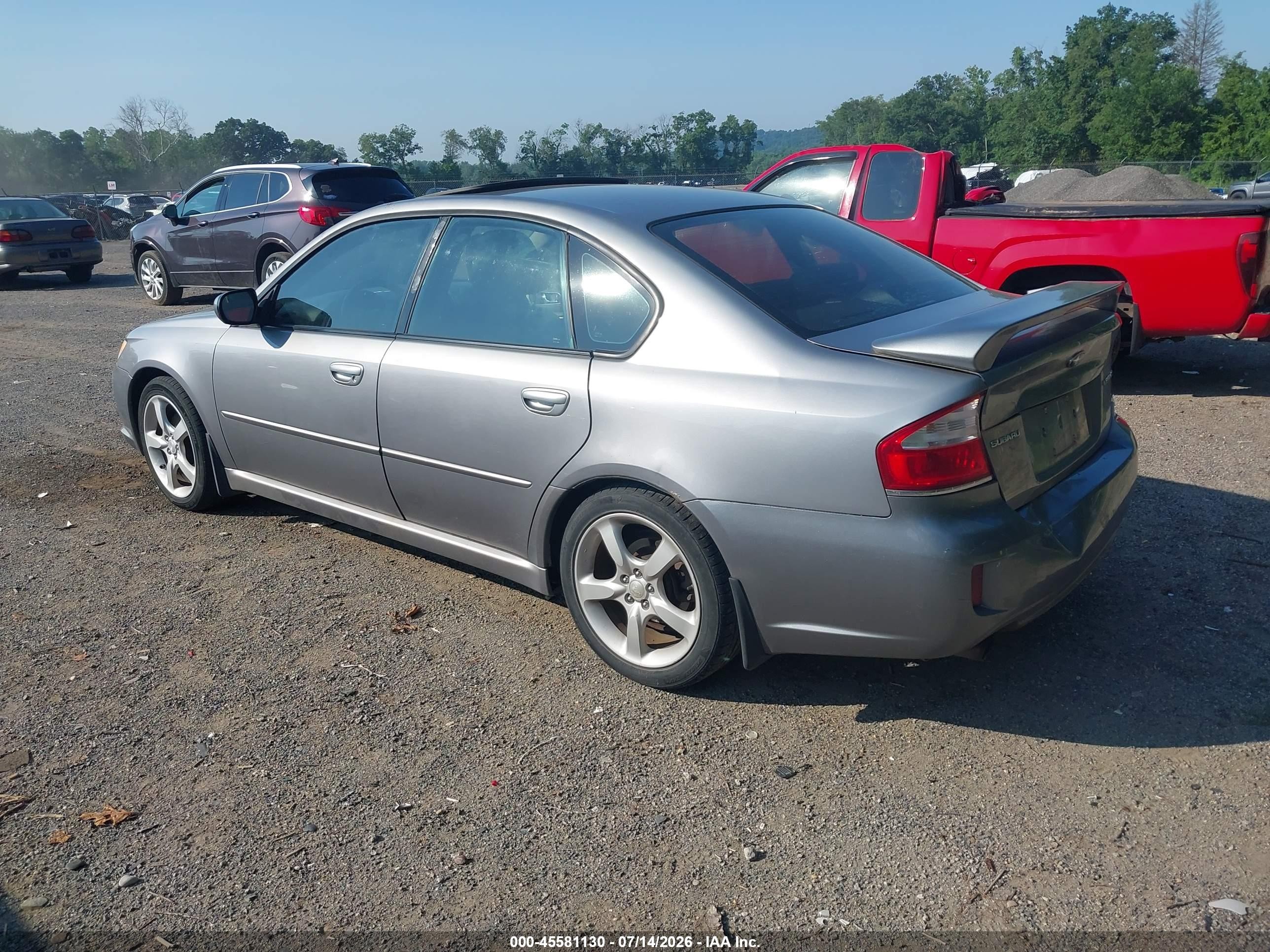 2008 Subaru Legacy (natl) 2.5i (a4)/special Edition Silver vin: 4S3BL616687224477