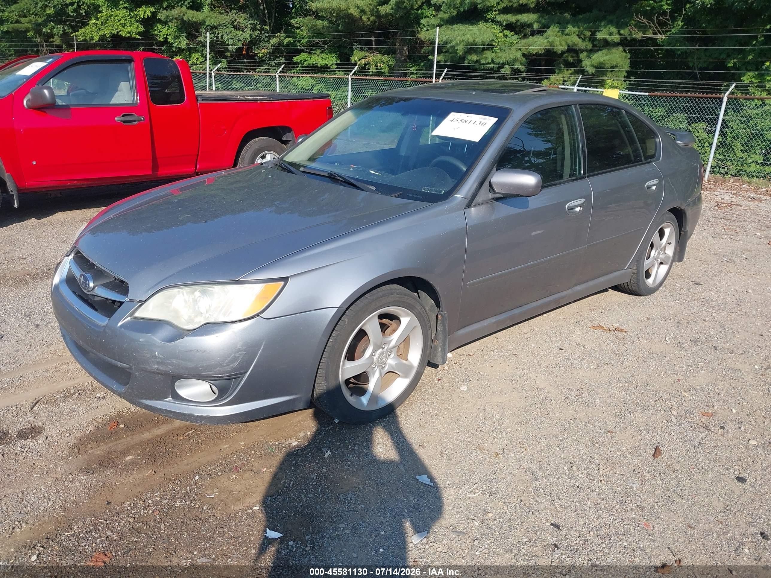 2008 Subaru Legacy (natl) 2.5i (a4)/special Edition Silver vin: 4S3BL616687224477