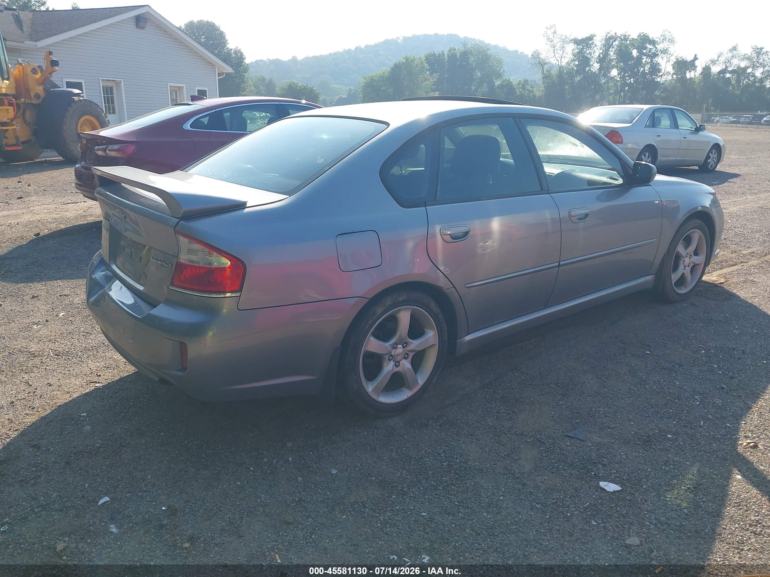 2008 Subaru Legacy (natl) 2.5i (a4)/special Edition Silver vin: 4S3BL616687224477
