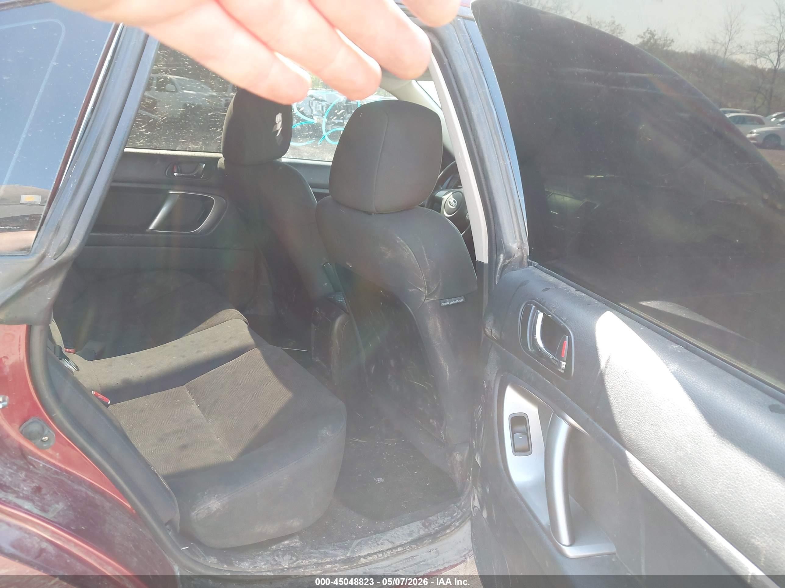 2009 Subaru Legacy 2.5i Красный vin: 4S3BL616697236887