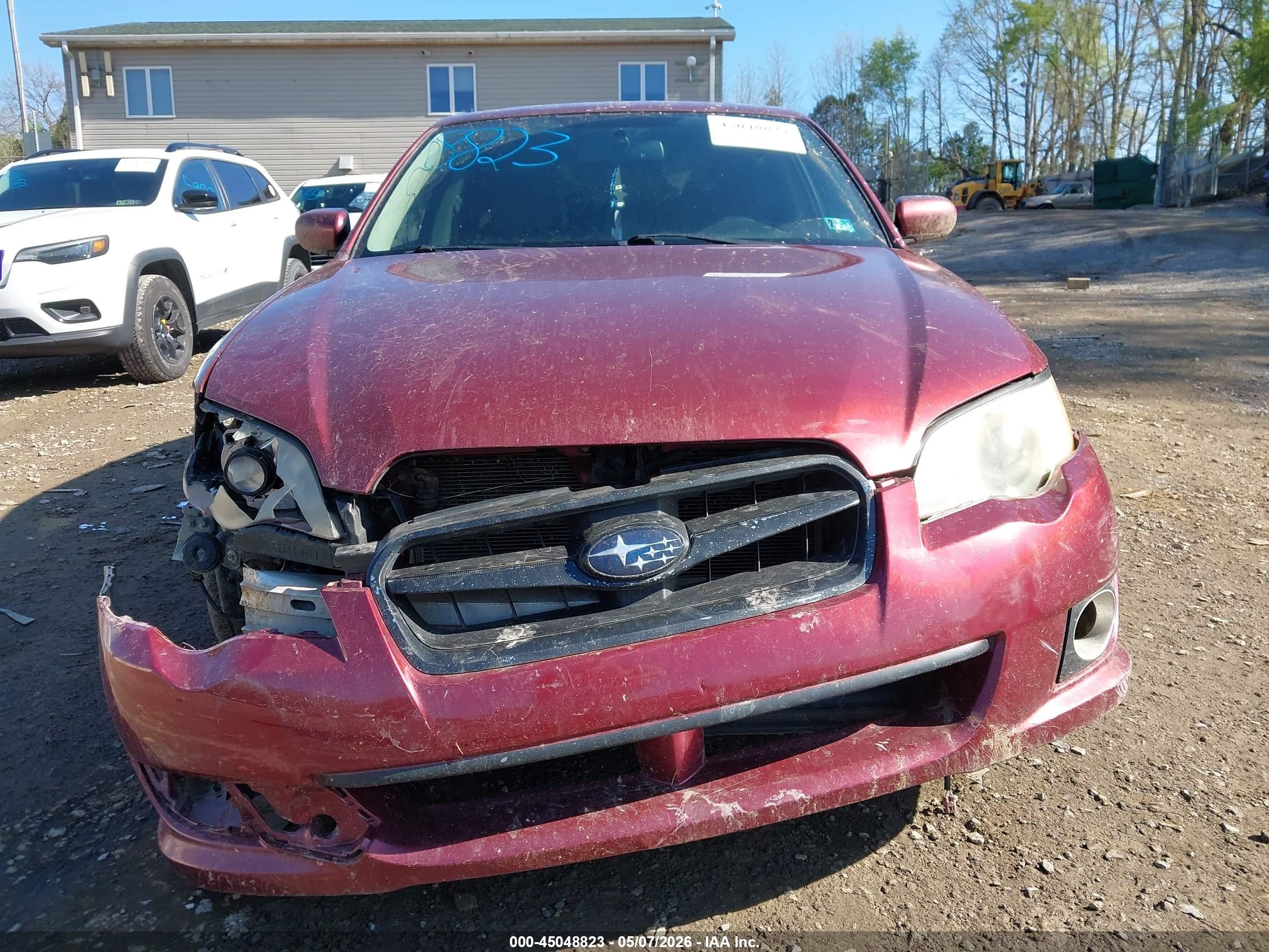 2009 Subaru Legacy 2.5i Красный vin: 4S3BL616697236887
