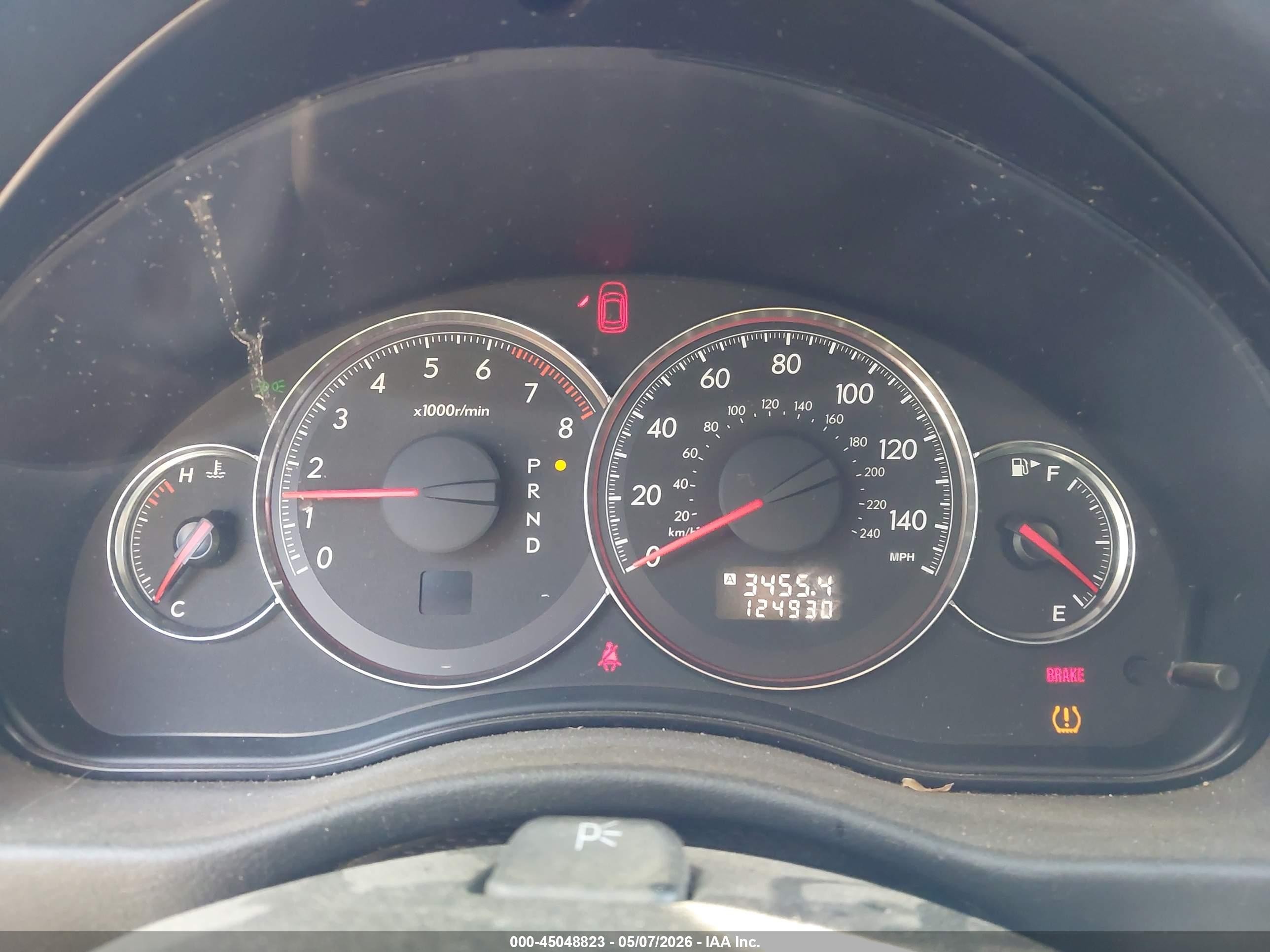 2009 Subaru Legacy 2.5i Красный vin: 4S3BL616697236887