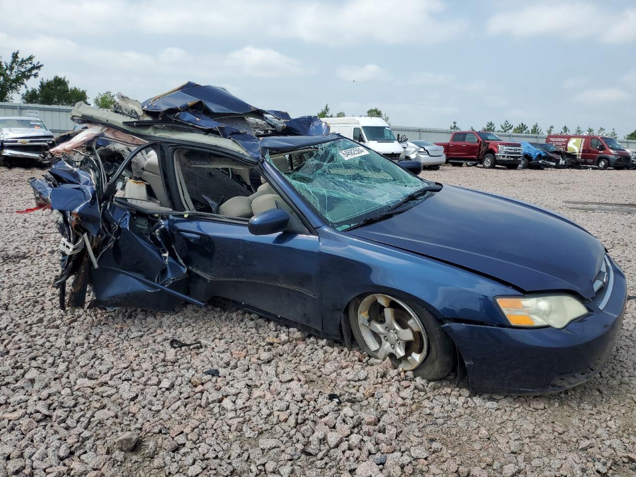 2007 Subaru Legacy 2.5i Blue vin: 4S3BL616777208299