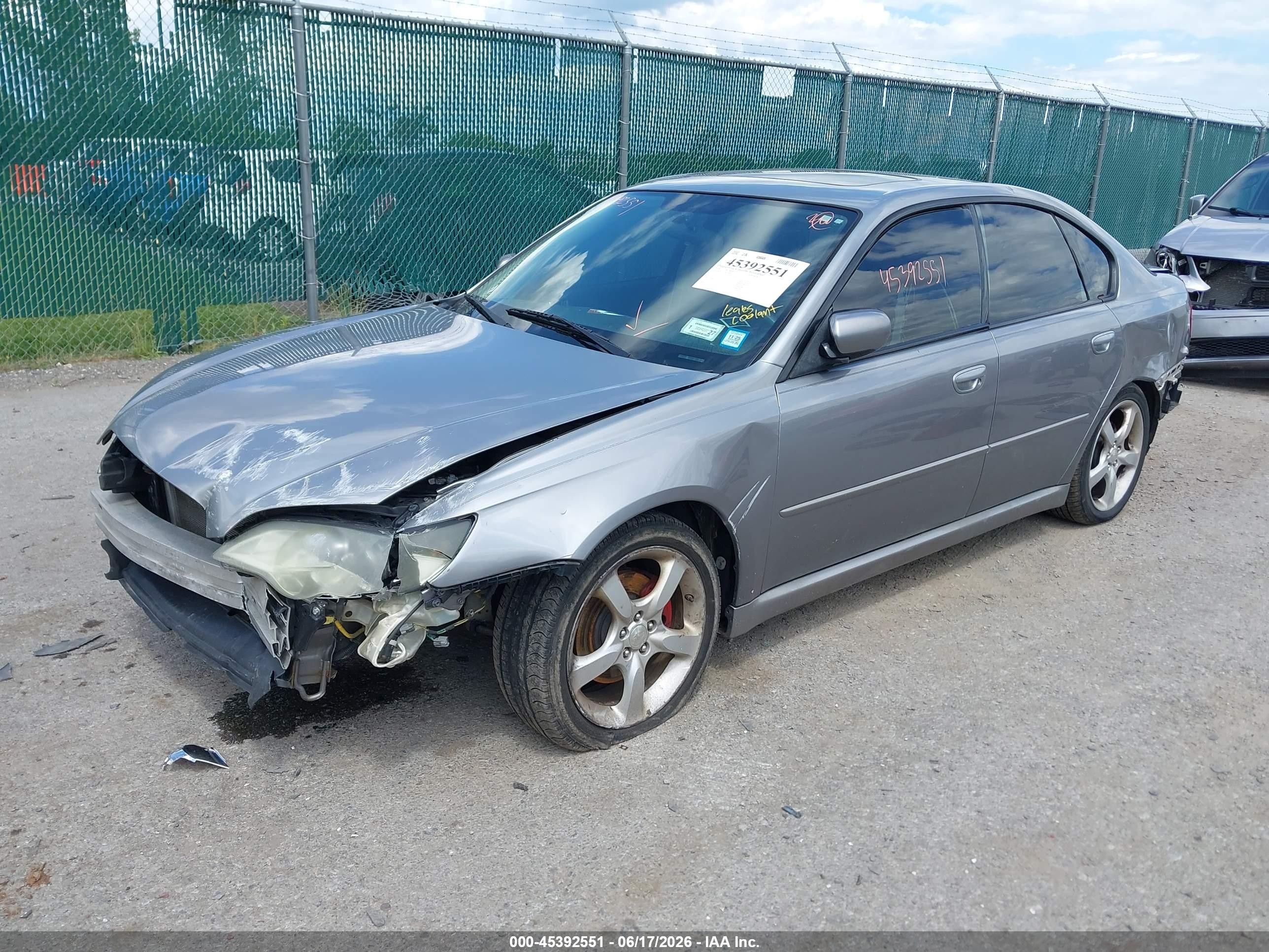 2008 Subaru Legacy 2.5i Серебряный vin: 4S3BL616787209924