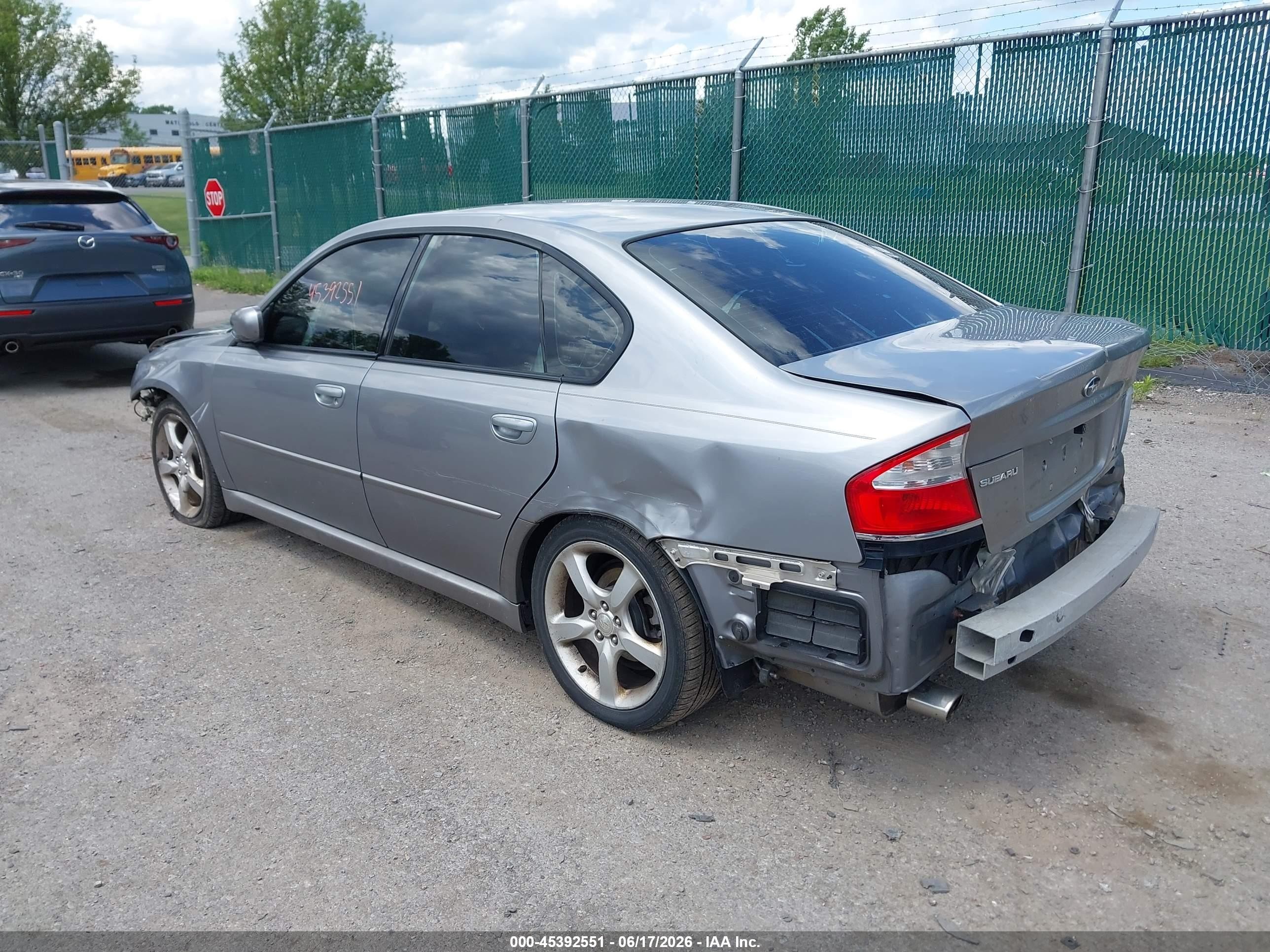 2008 Subaru Legacy 2.5i Серебряный vin: 4S3BL616787209924