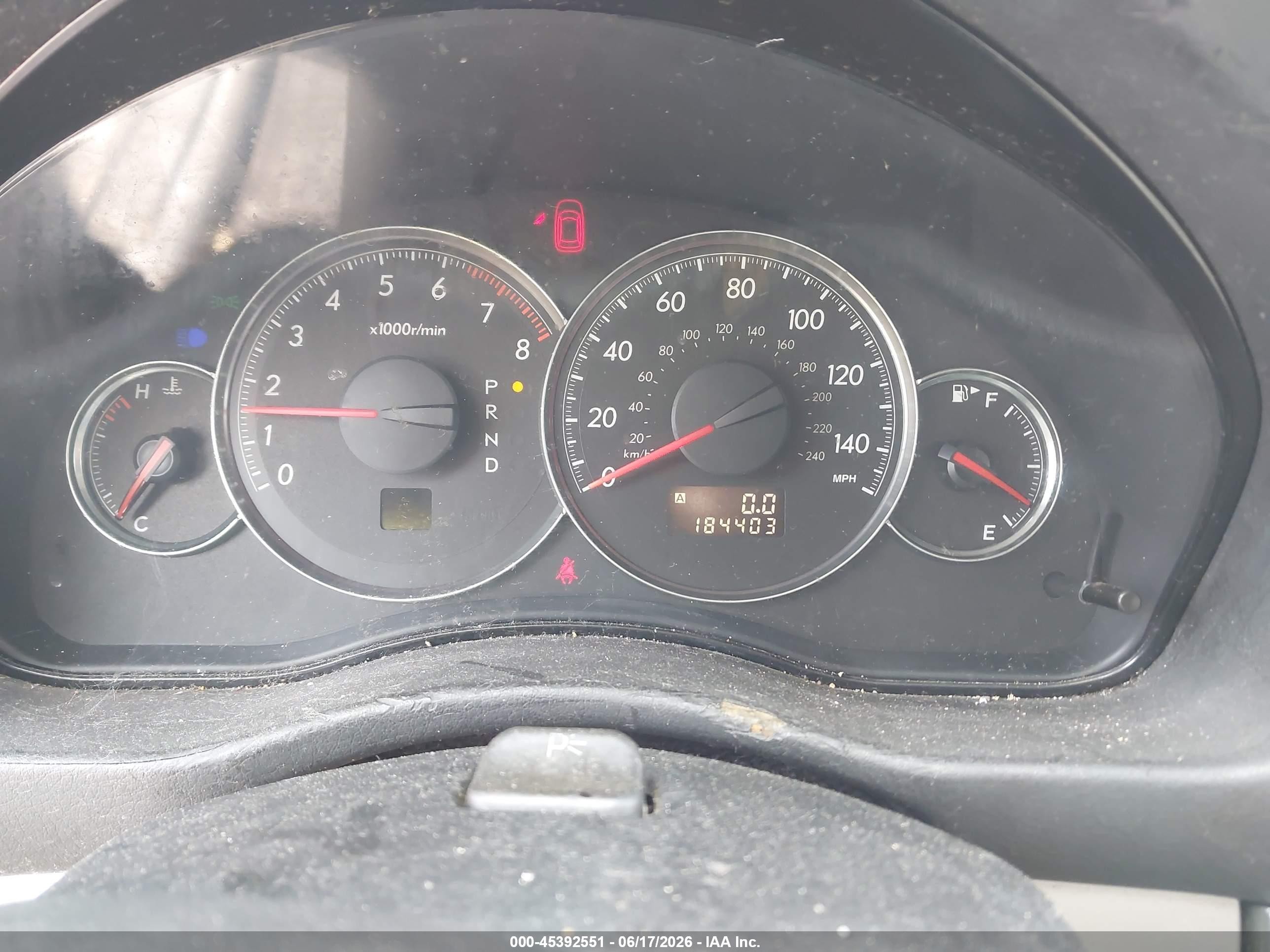 2008 Subaru Legacy 2.5i Серебряный vin: 4S3BL616787209924