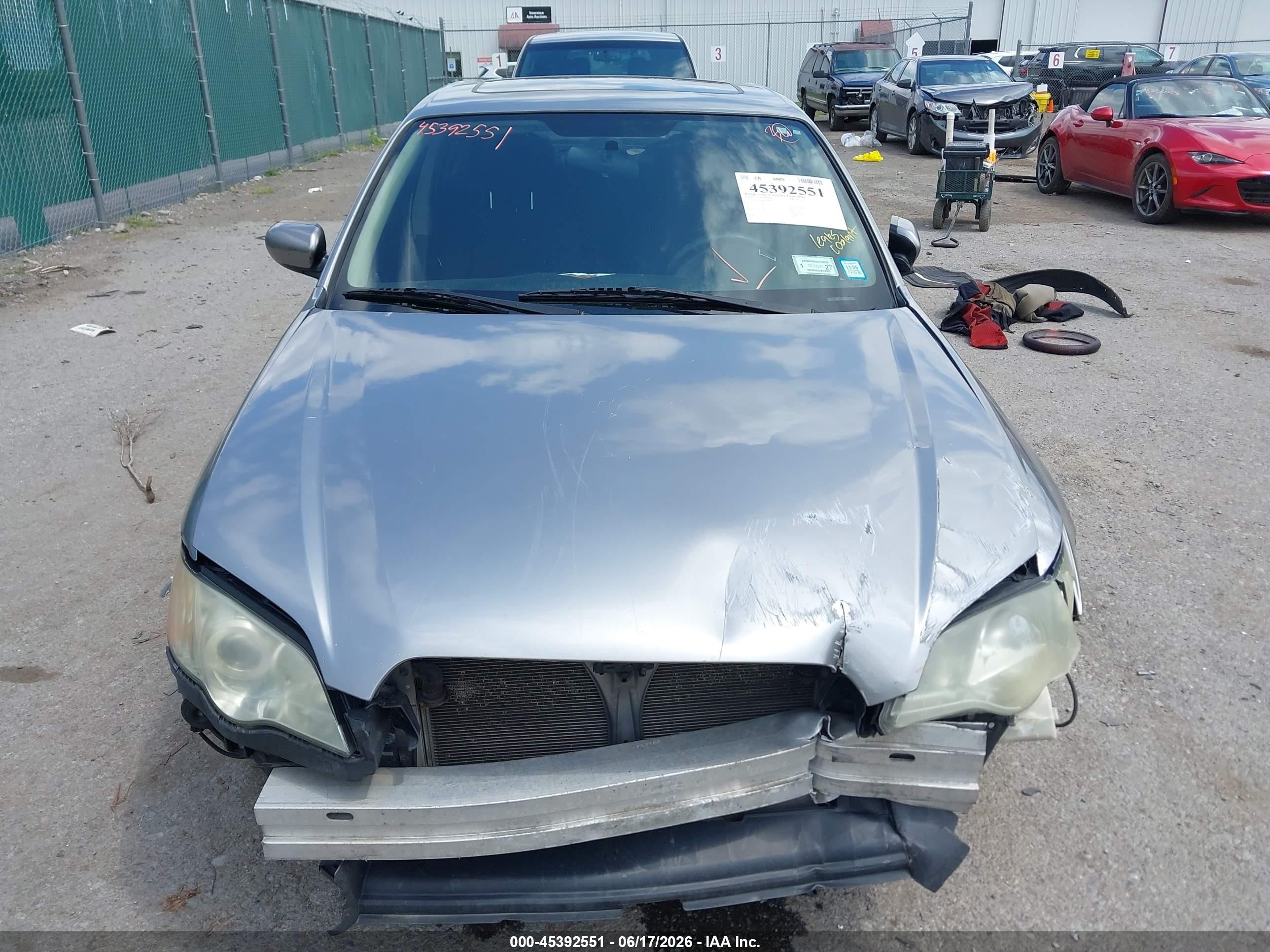 2008 Subaru Legacy 2.5i Серебряный vin: 4S3BL616787209924