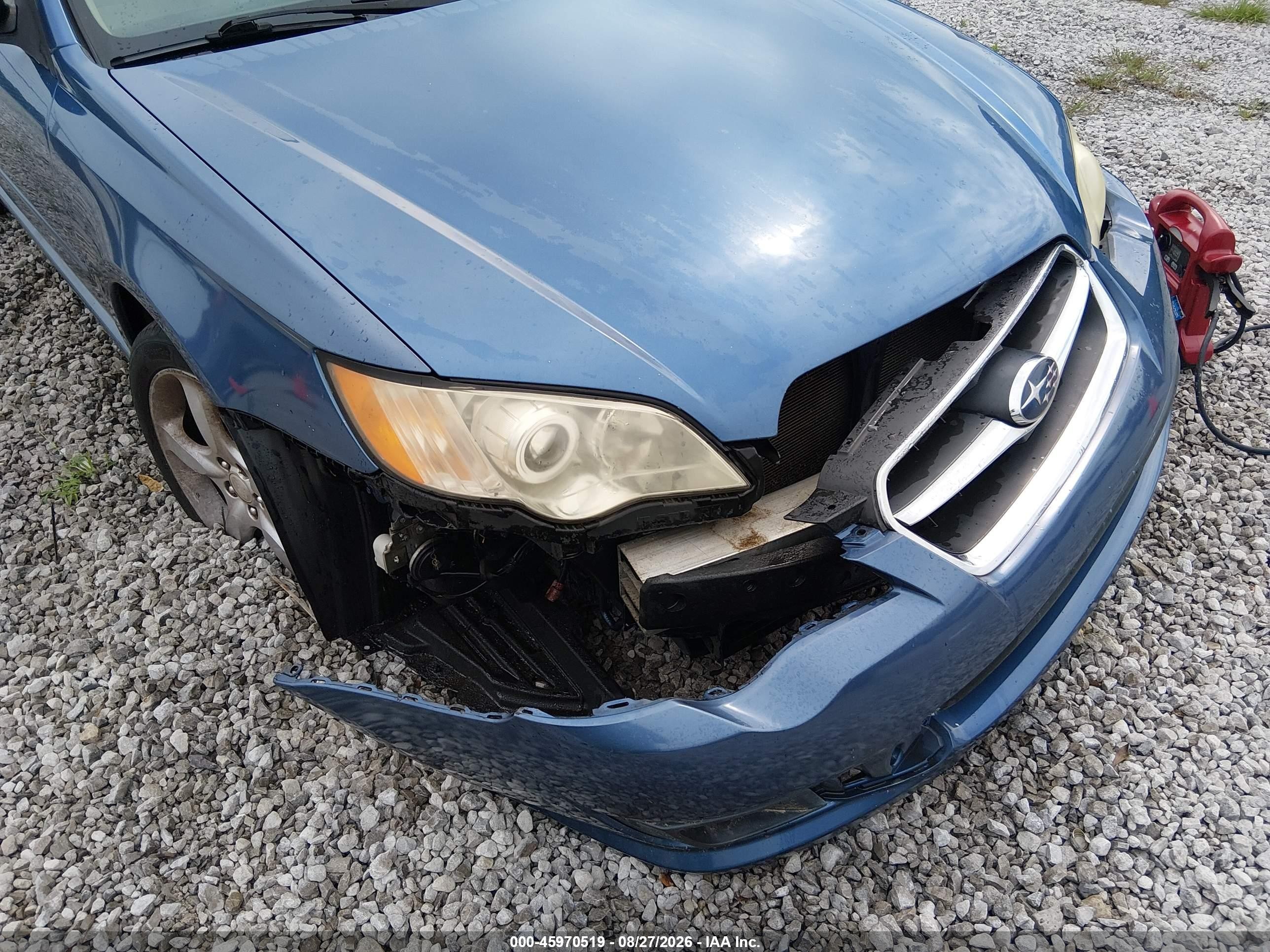2009 Subaru Legacy 2.5i Blue vin: 4S3BL616797212405