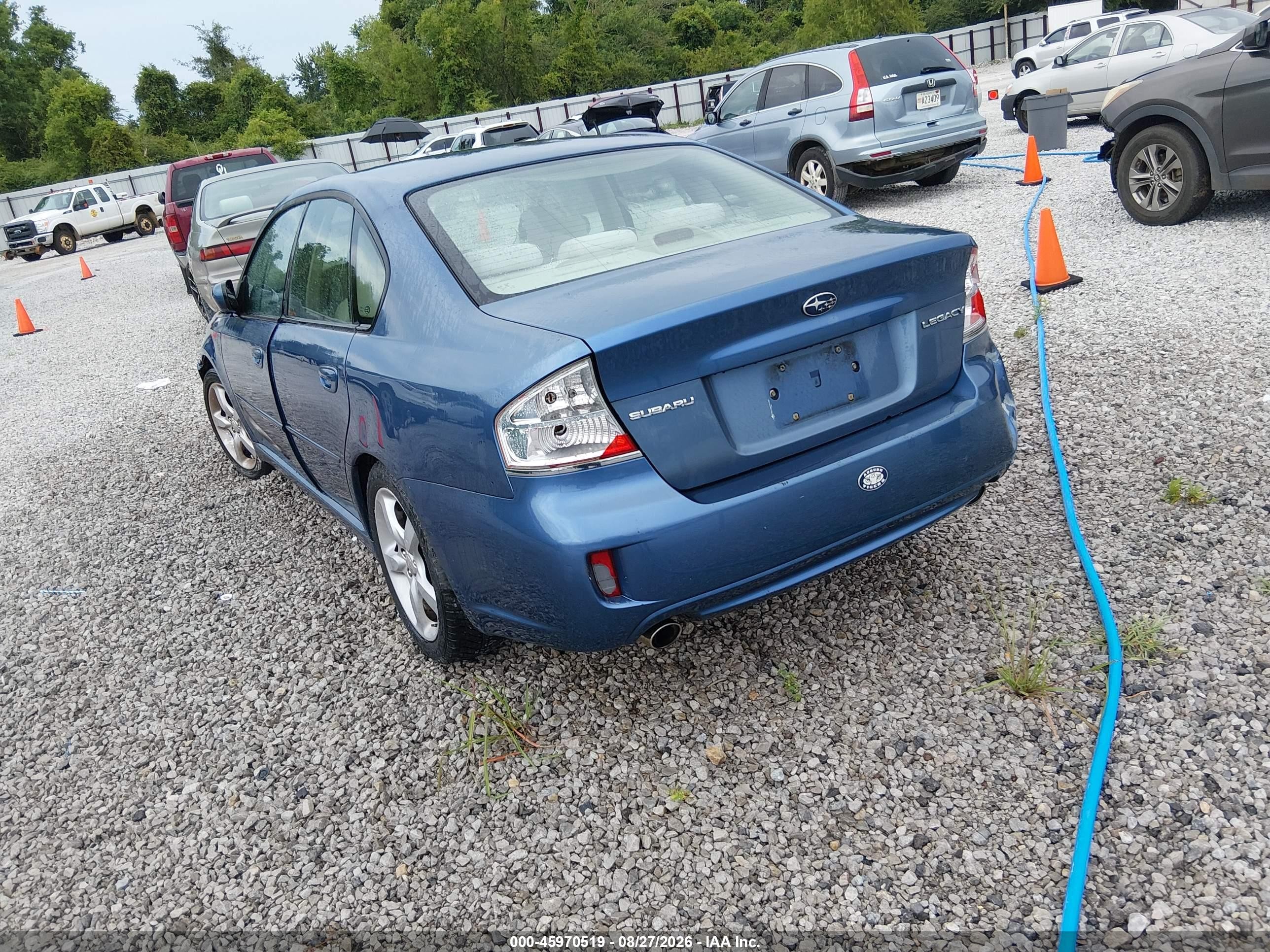 2009 Subaru Legacy 2.5i Blue vin: 4S3BL616797212405