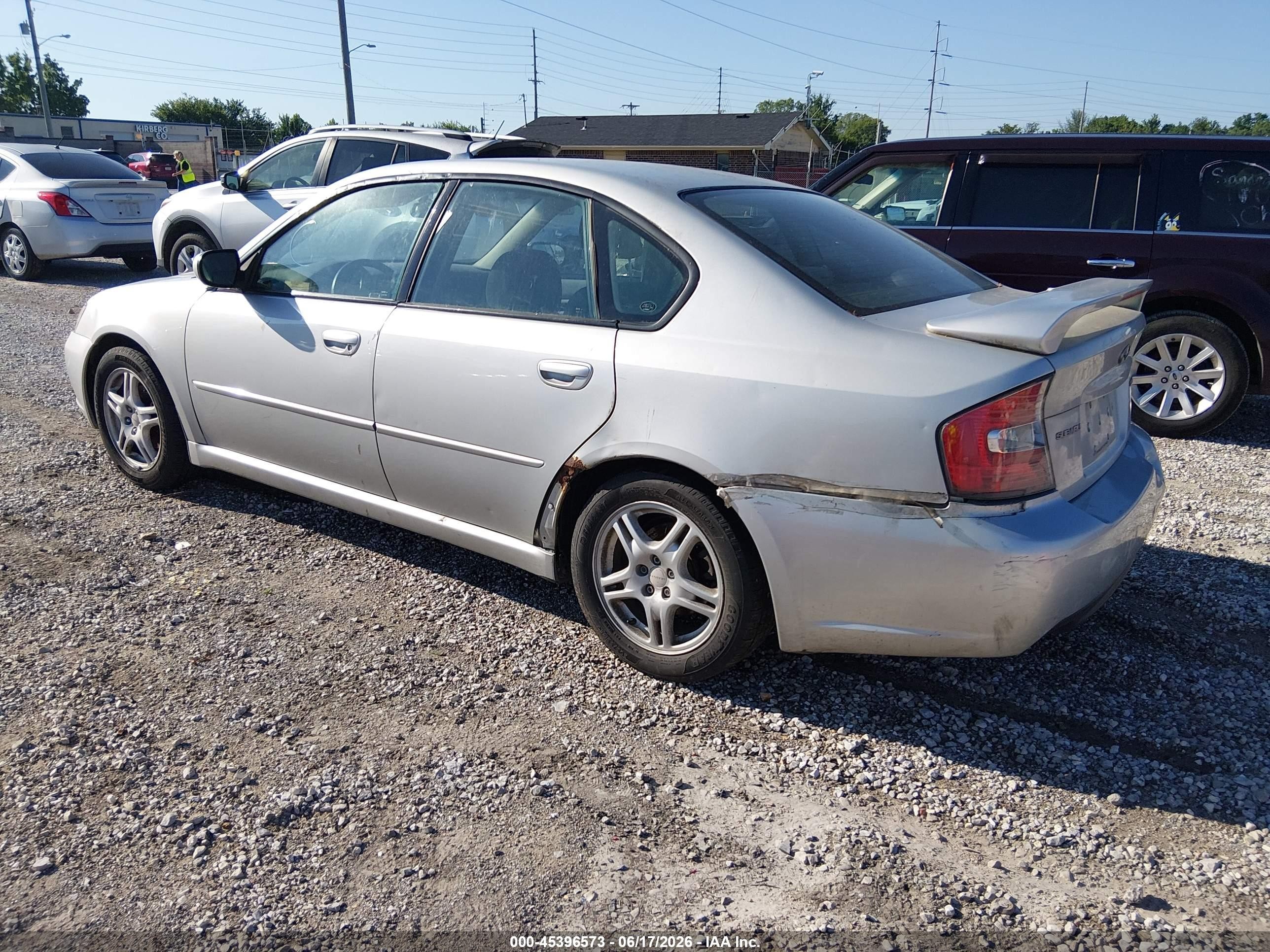 2005 Subaru Legacy 2.5i Silver vin: 4S3BL616857210561