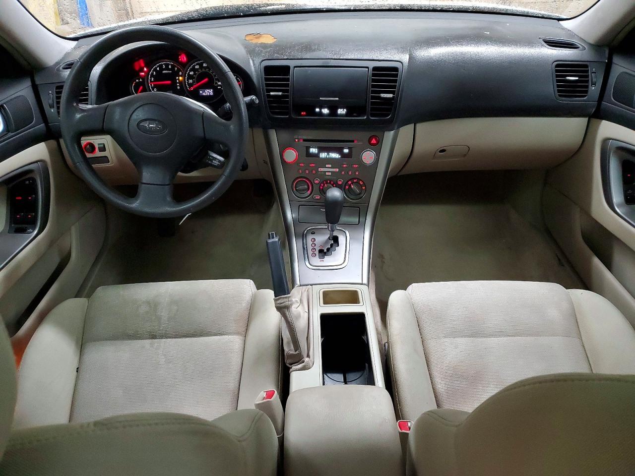 2007 Subaru Legacy 2.5i White vin: 4S3BL616877205203