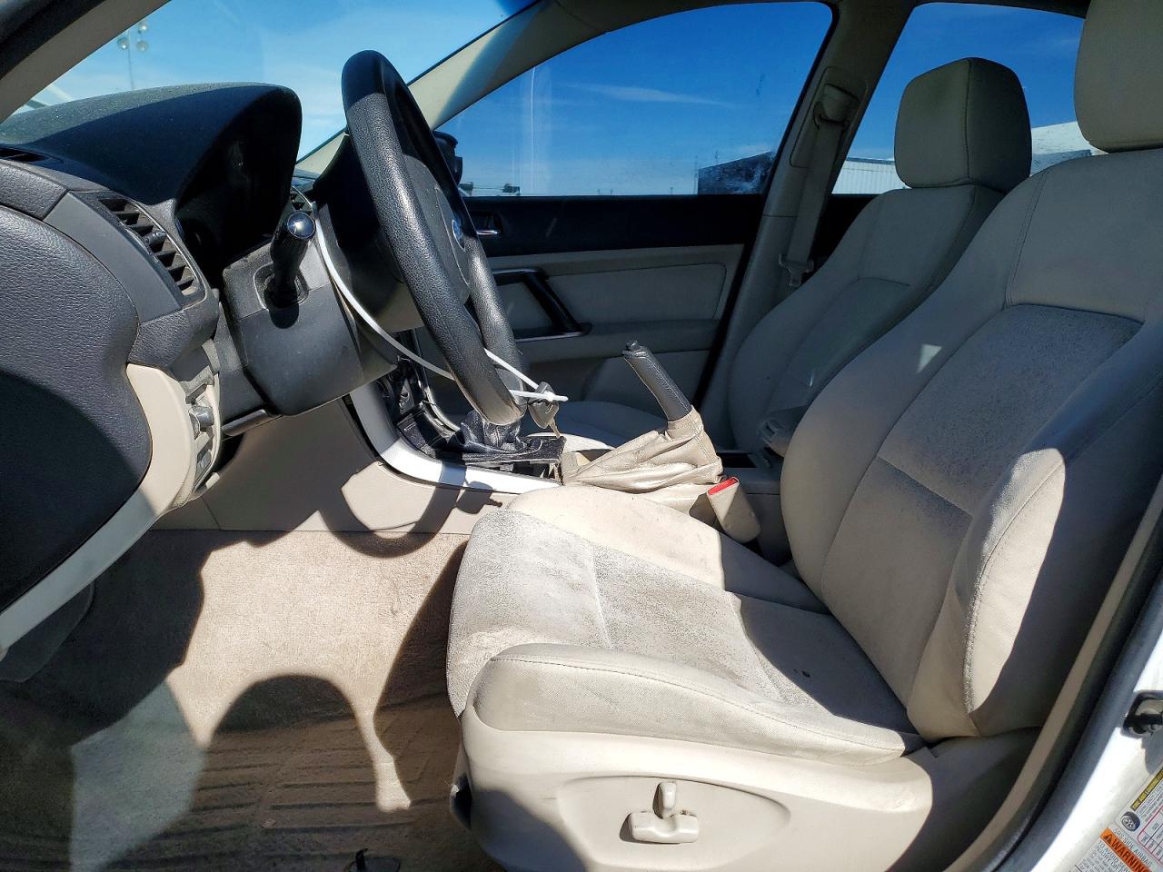 2008 Subaru Legacy White vin: 4S3BL616886217181