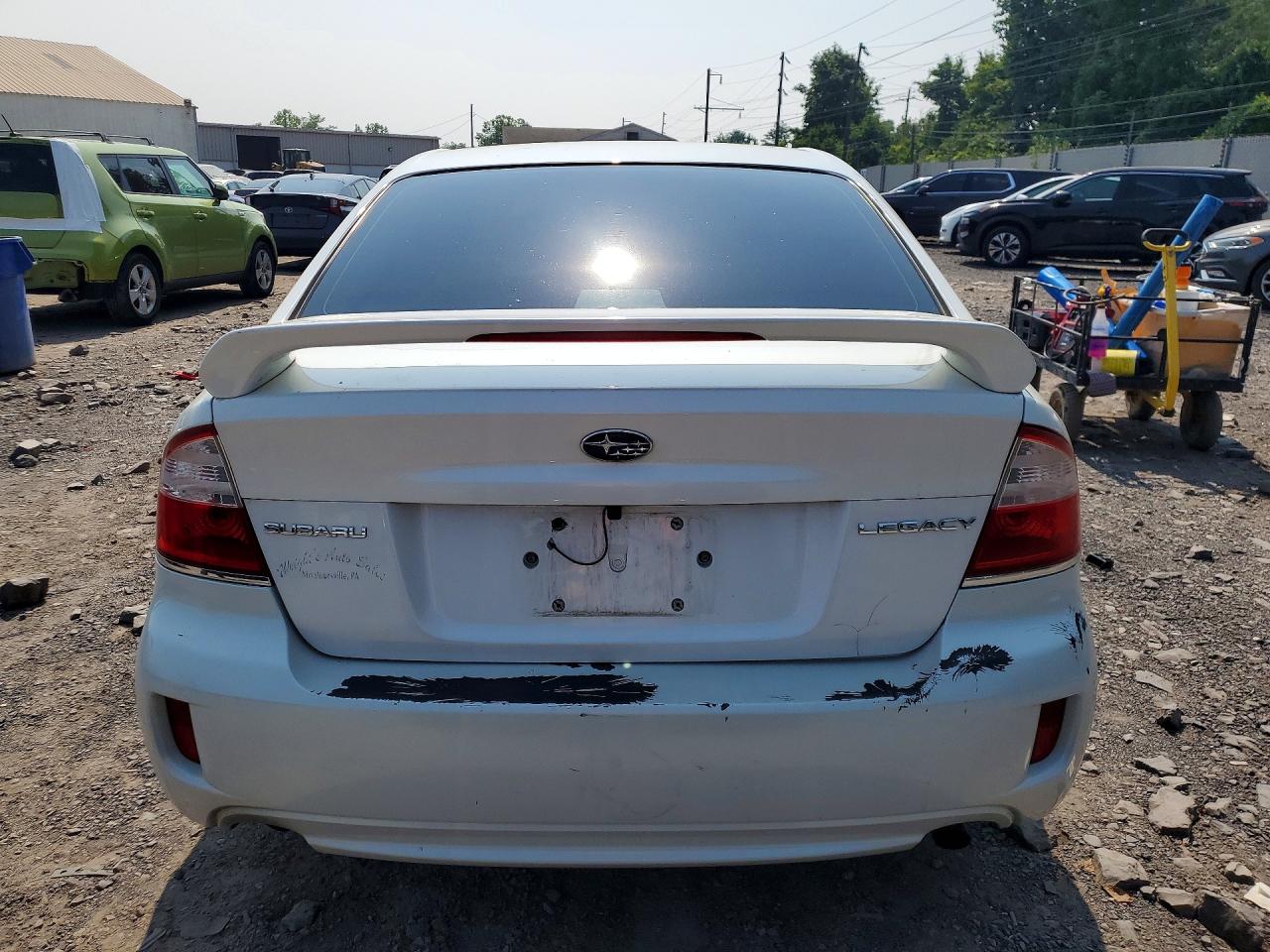 2008 Subaru Legacy 2.5i White vin: 4S3BL616887200665