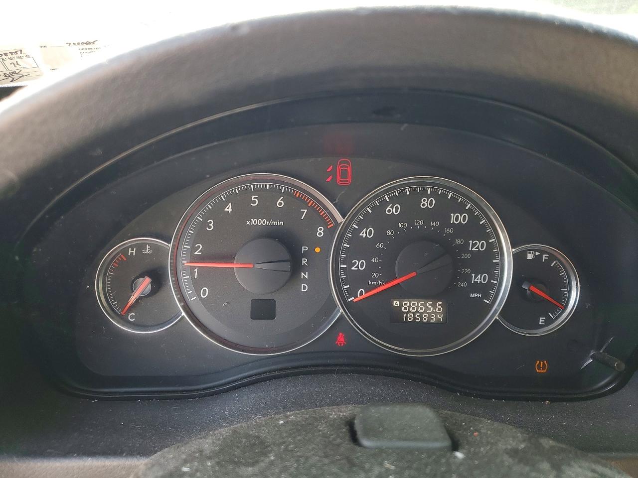 2008 Subaru Legacy 2.5i White vin: 4S3BL616887200665