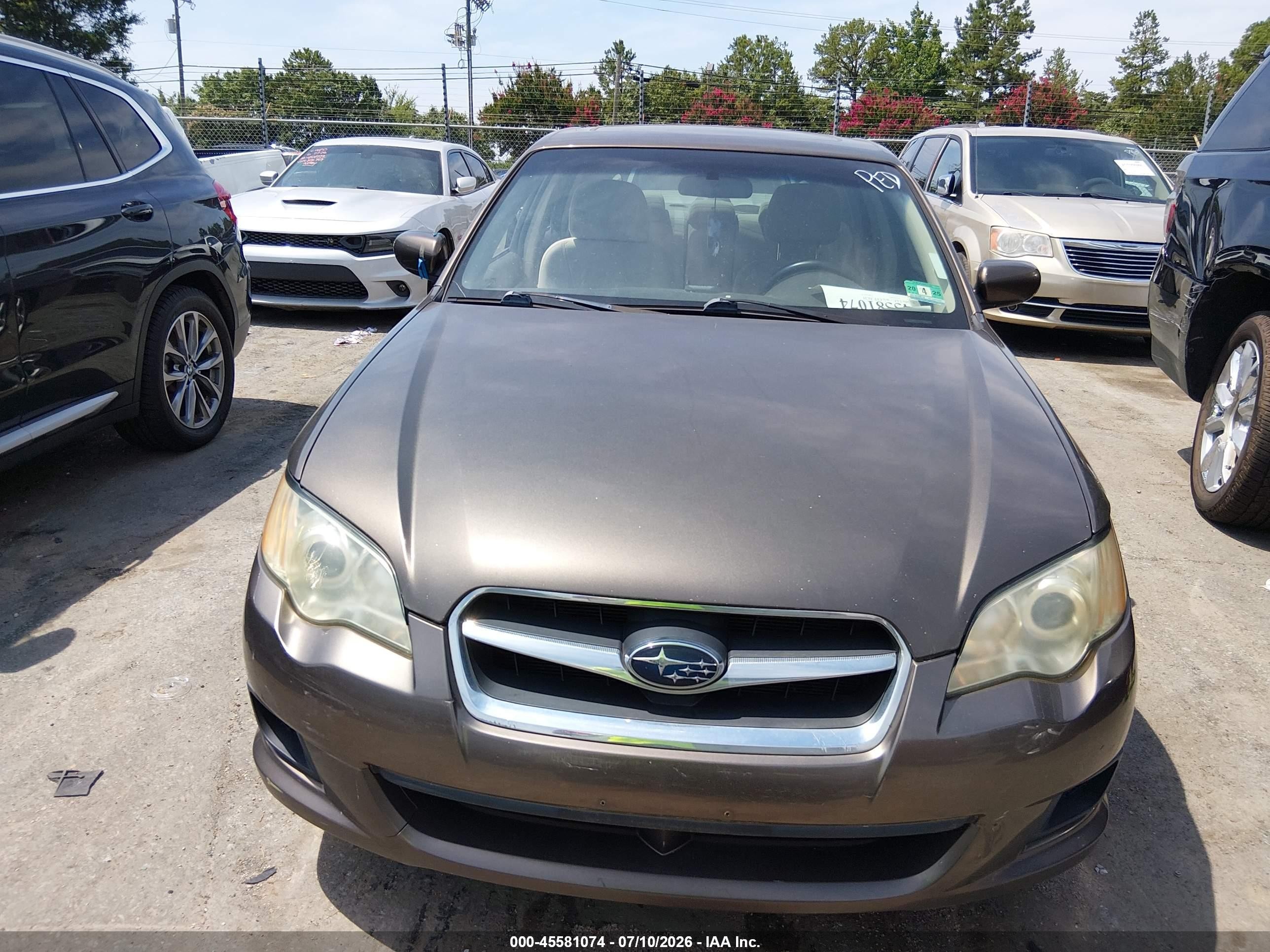 2009 Subaru Legacy 2.5i Brown vin: 4S3BL616897211330