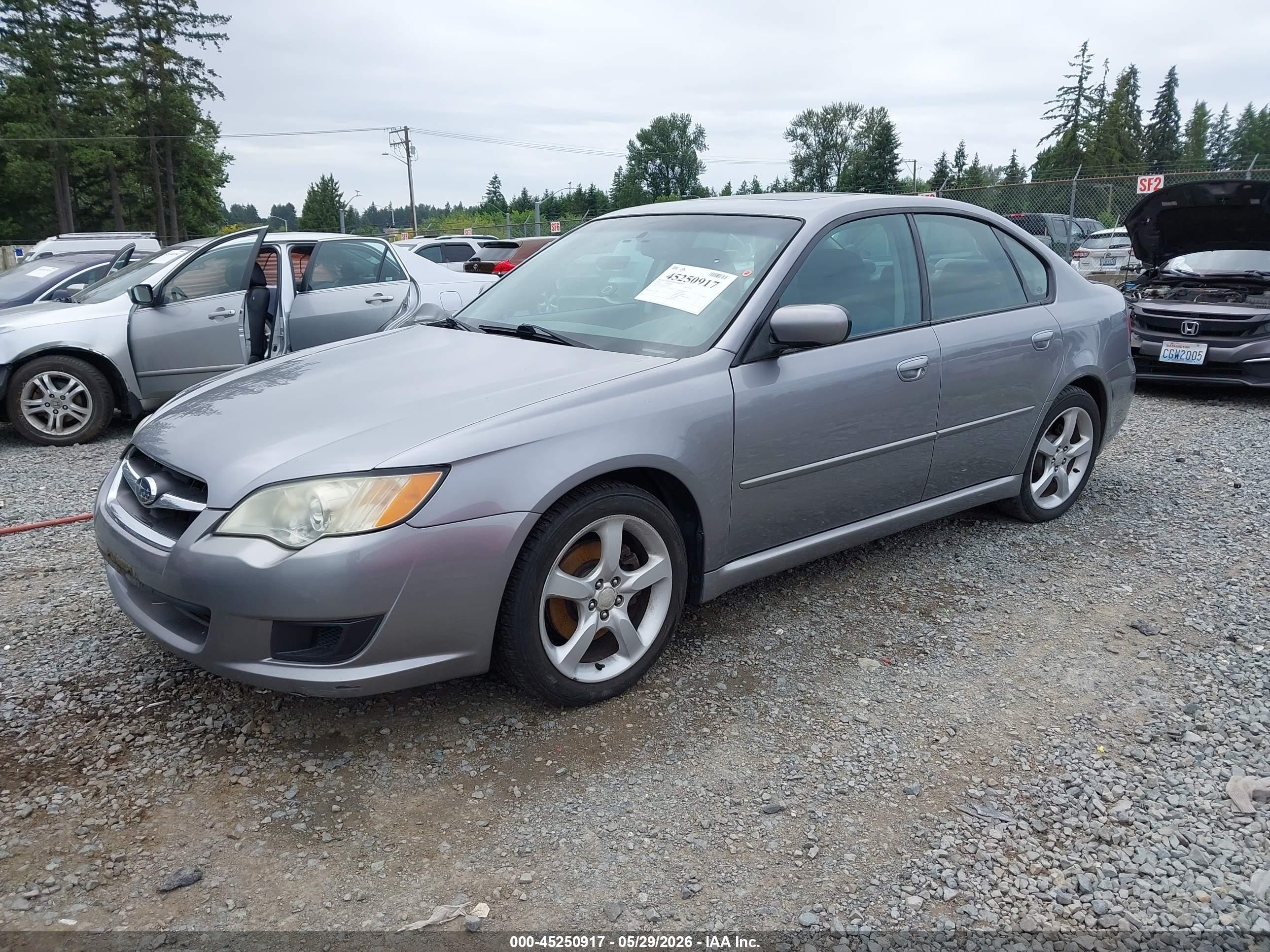 2009 Subaru Legacy 2.5i Silver vin: 4S3BL616897215426