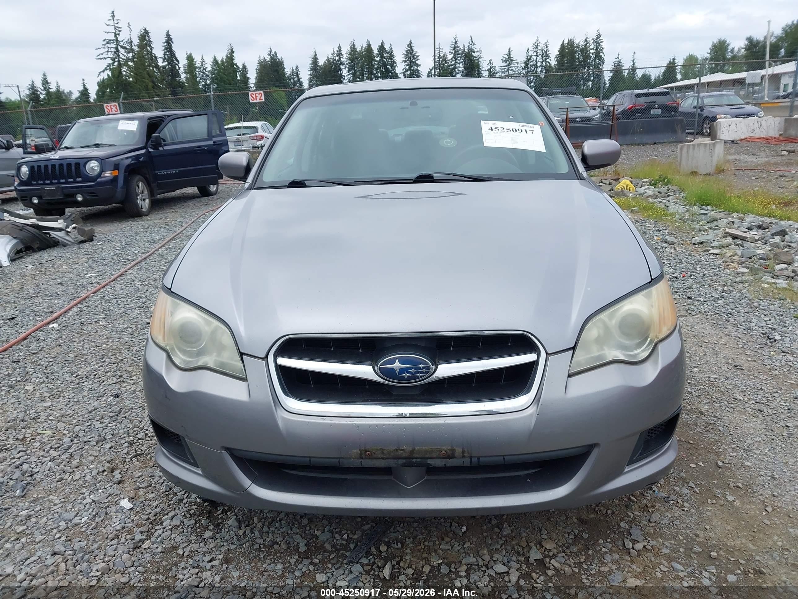 2009 Subaru Legacy 2.5i Silver vin: 4S3BL616897215426
