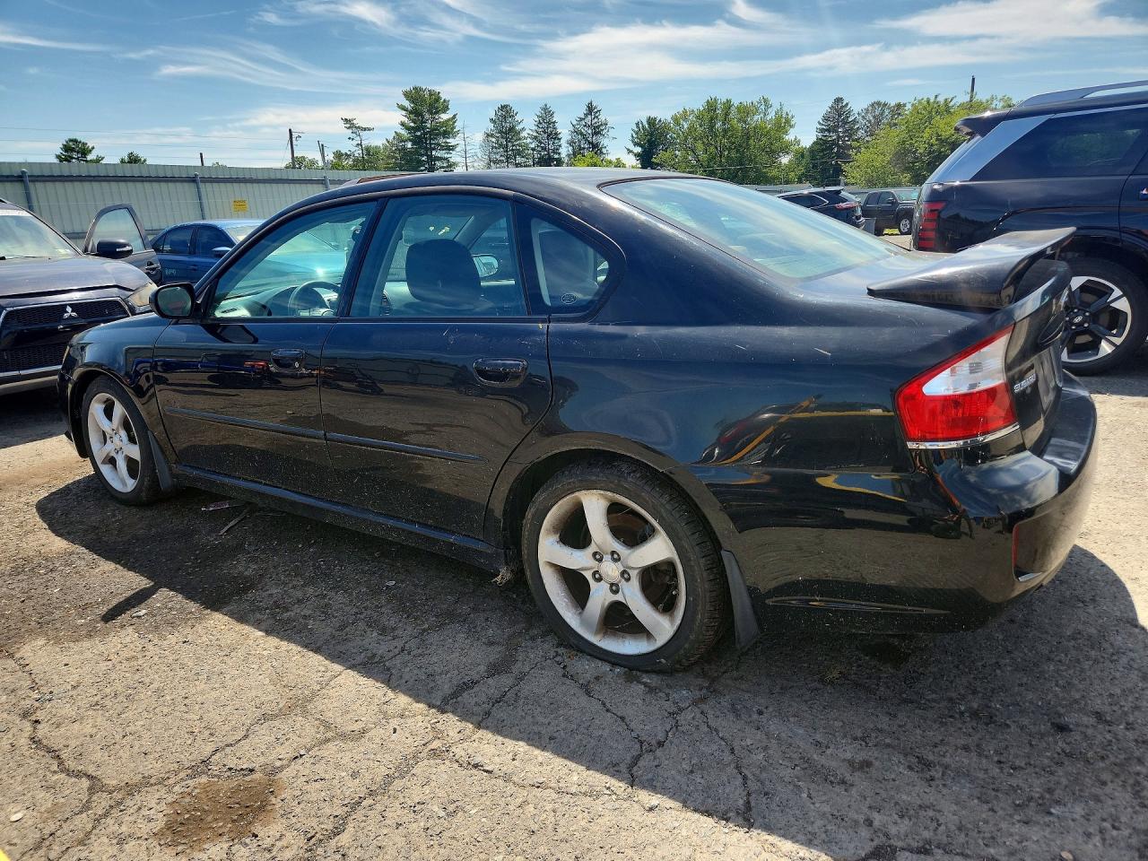2009 Subaru Legacy 2.5i Black vin: 4S3BL616897222733