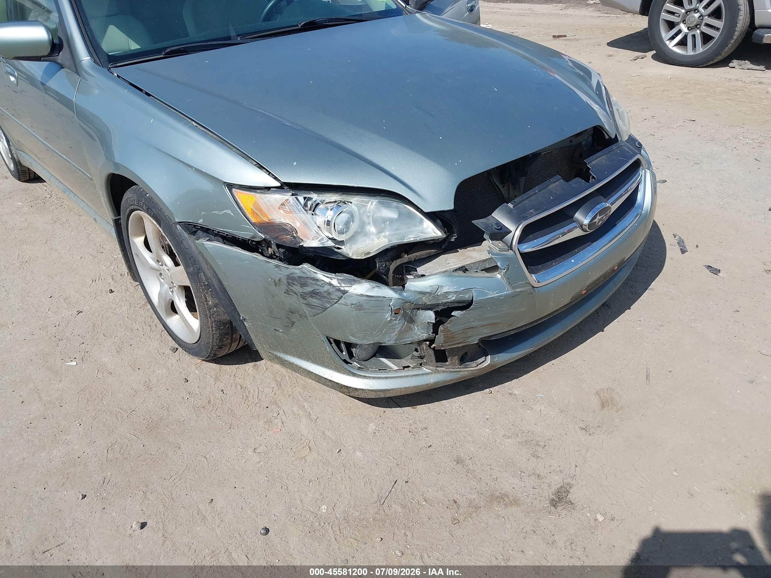2009 Subaru Legacy 2.5i Green vin: 4S3BL616897224191