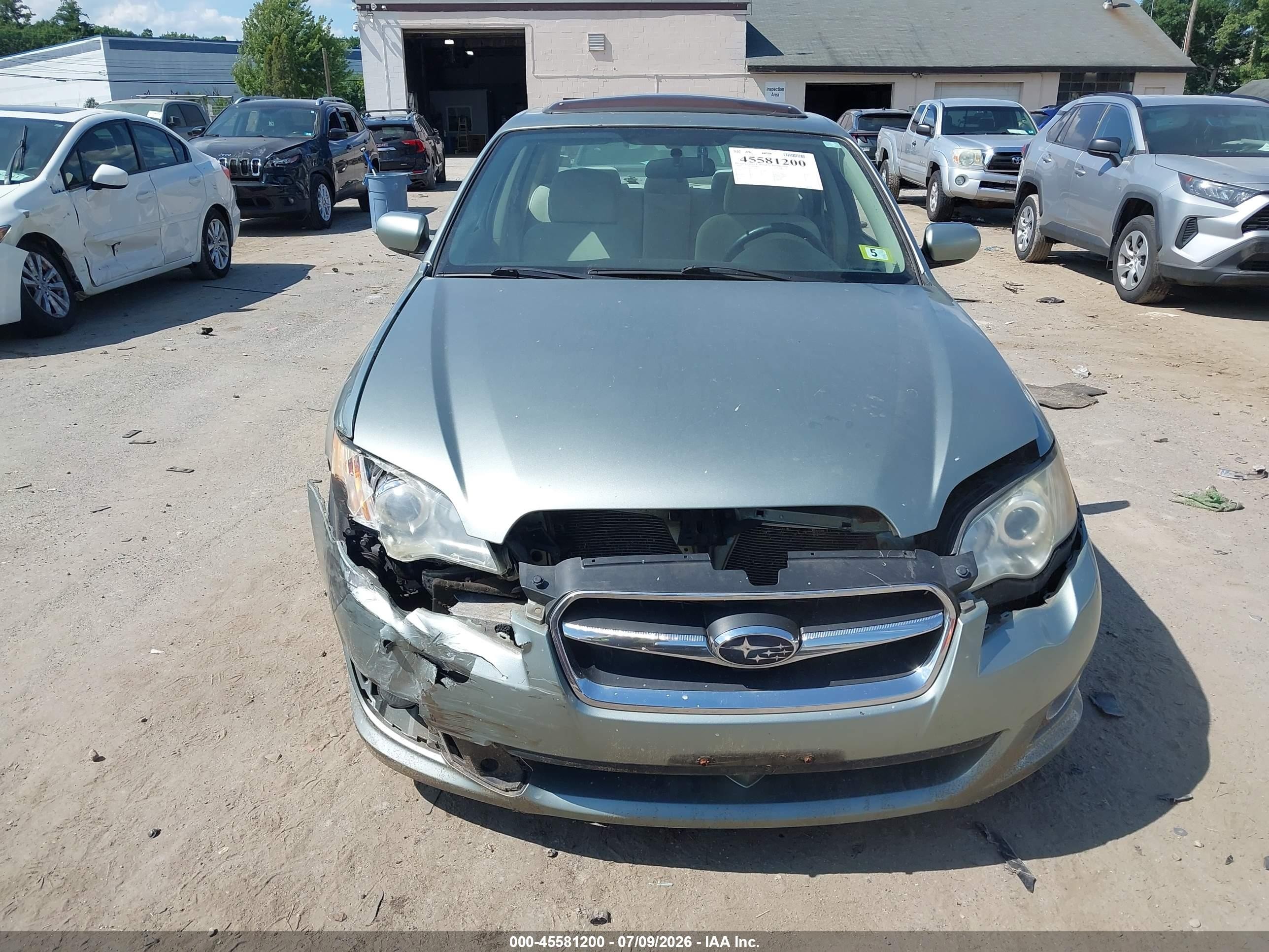2009 Subaru Legacy 2.5i Green vin: 4S3BL616897224191