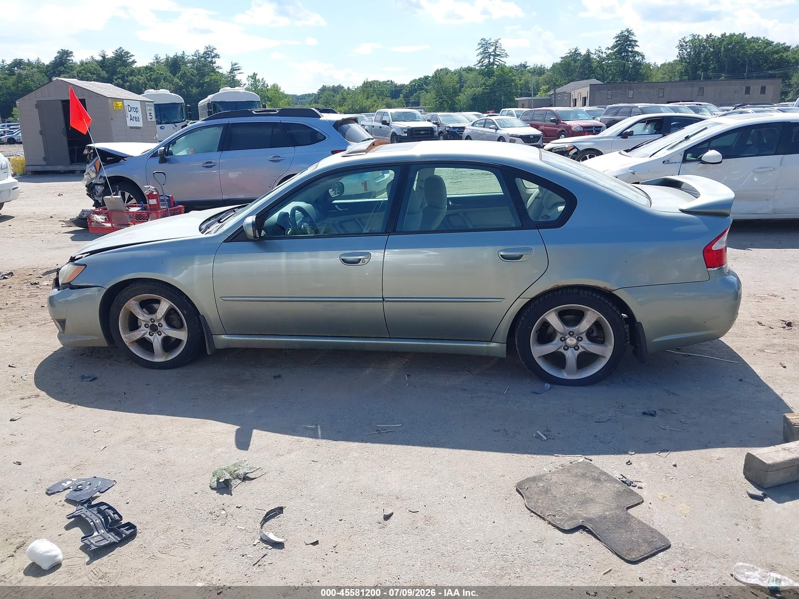 2009 Subaru Legacy 2.5i Green vin: 4S3BL616897224191