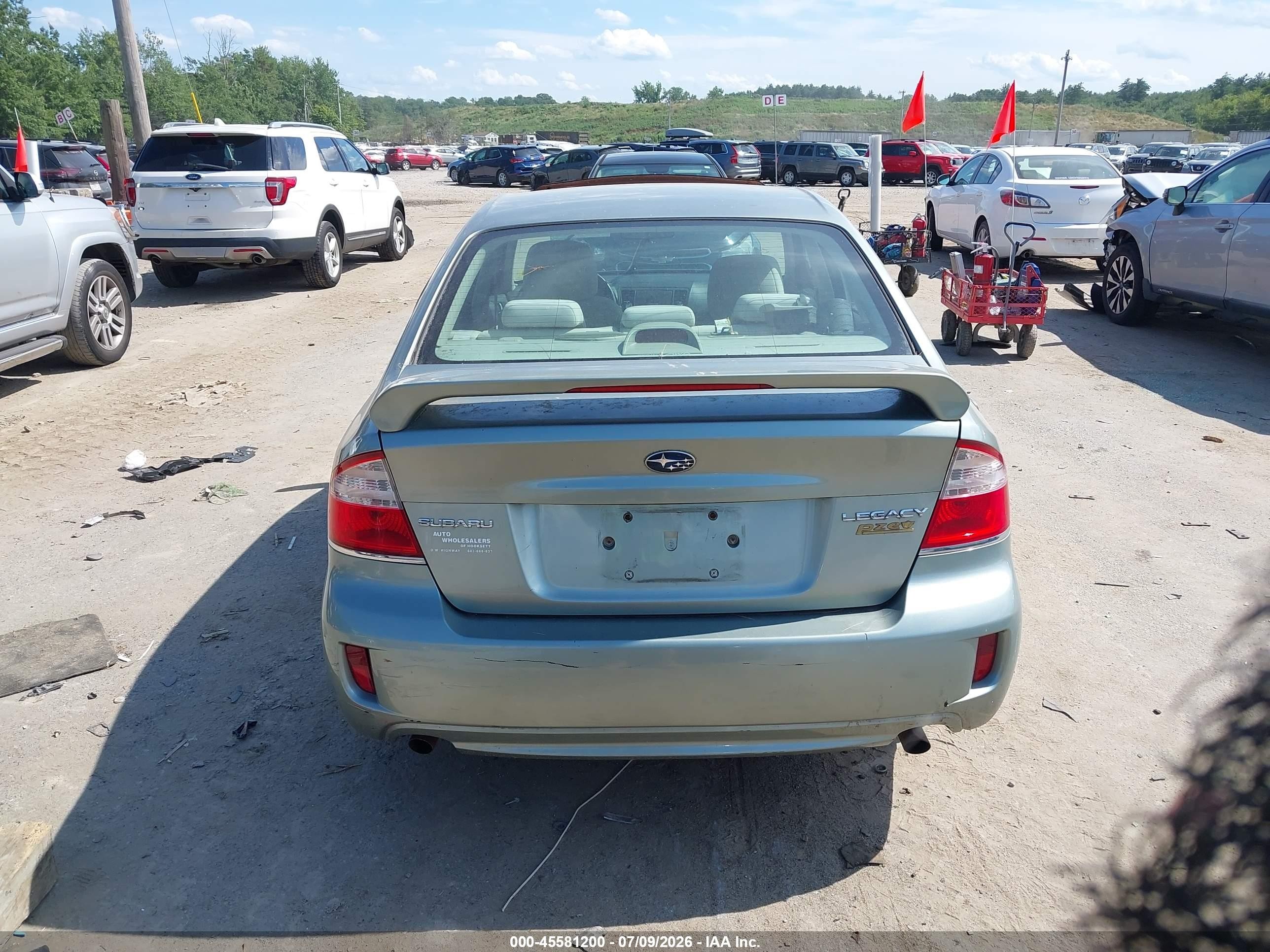 2009 Subaru Legacy 2.5i Green vin: 4S3BL616897224191