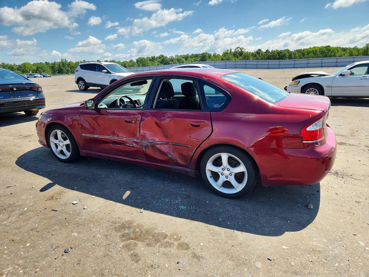 2009 Subaru Legacy 2.5i Burgundy vin: 4S3BL616897229343