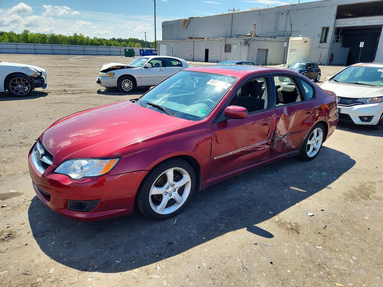 2009 Subaru Legacy 2.5i Burgundy vin: 4S3BL616897229343