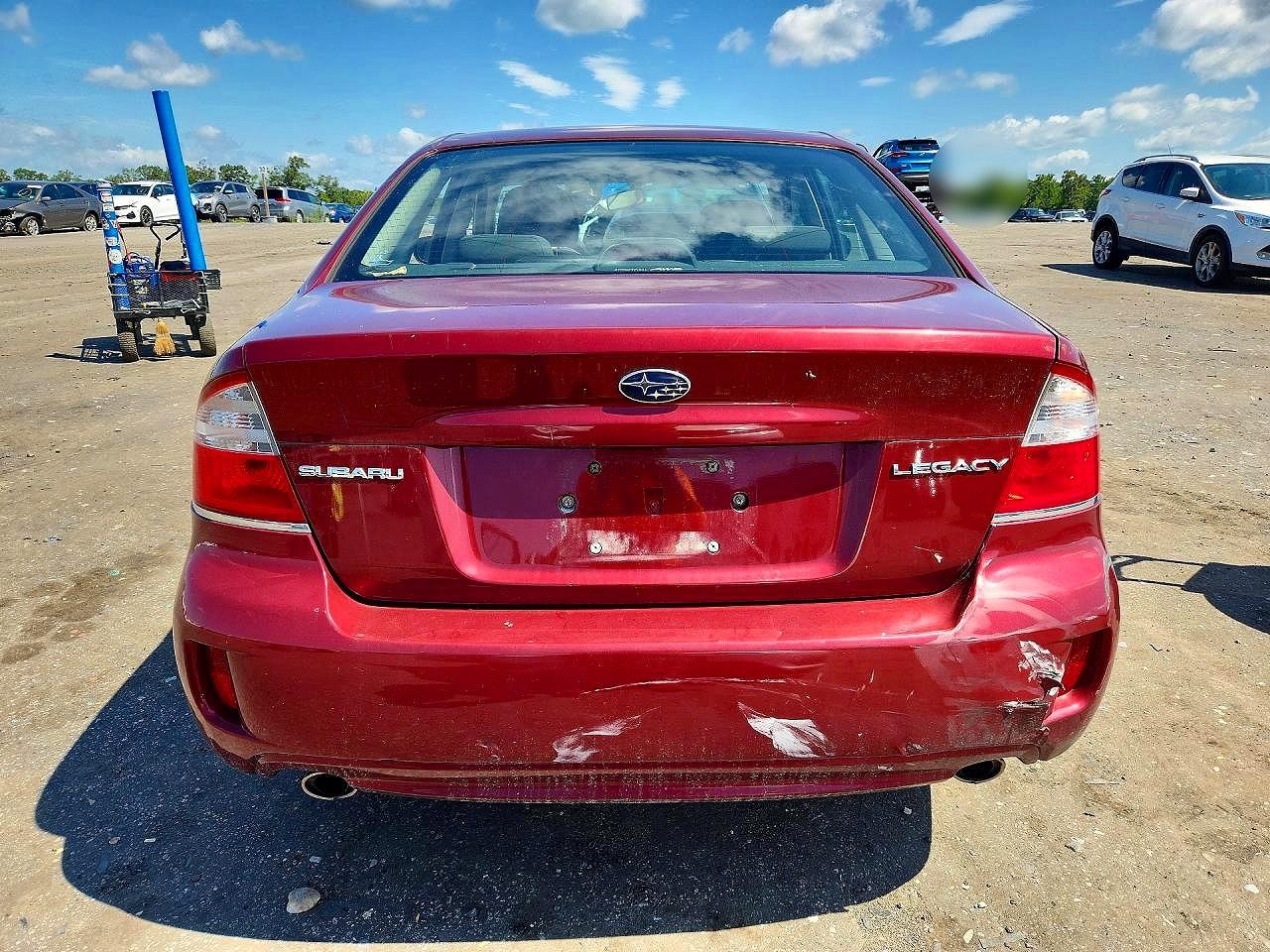 2009 Subaru Legacy 2.5i Burgundy vin: 4S3BL616897229343