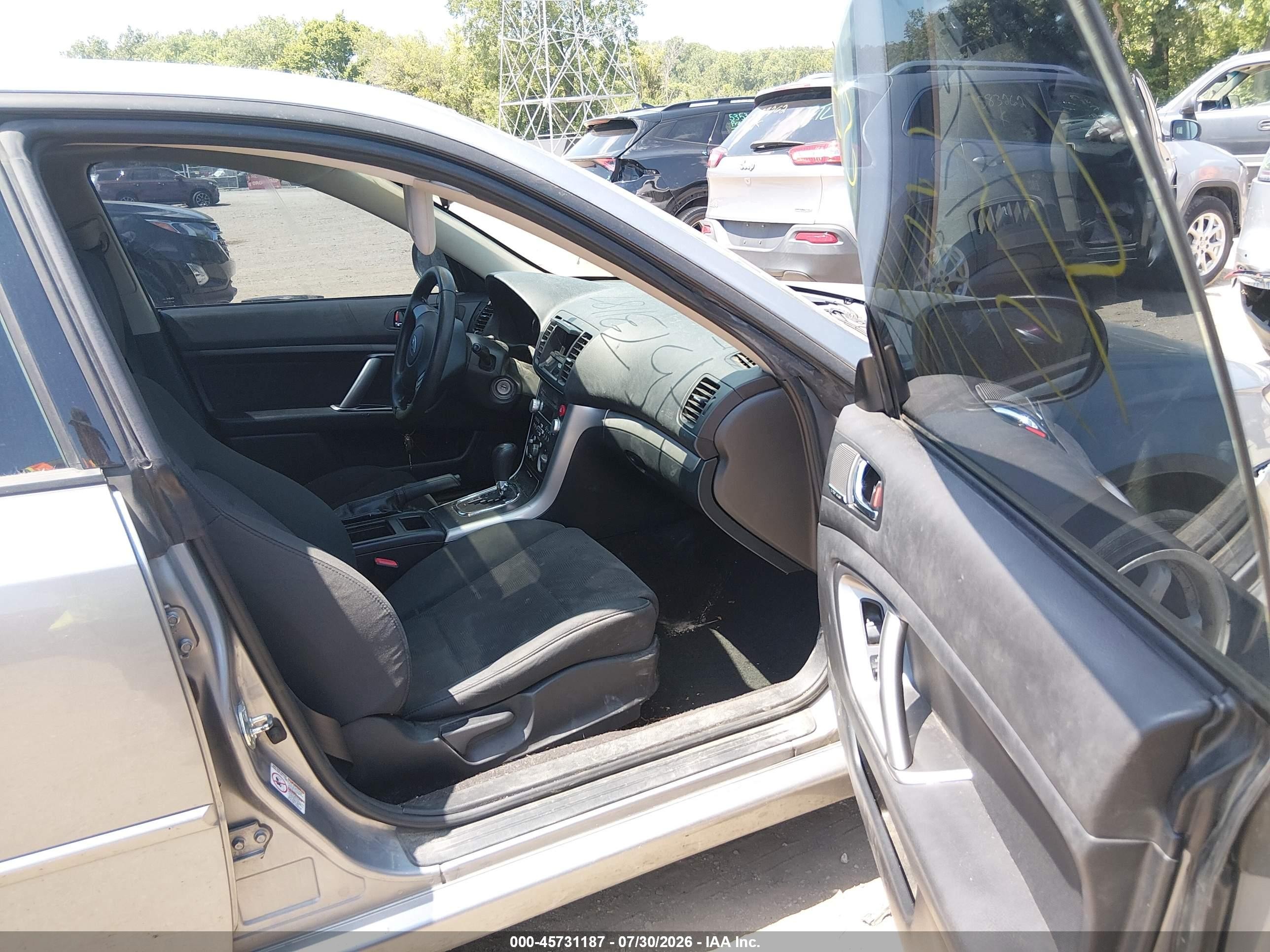 2009 Subaru Legacy 2.5i Silver vin: 4S3BL616897231772