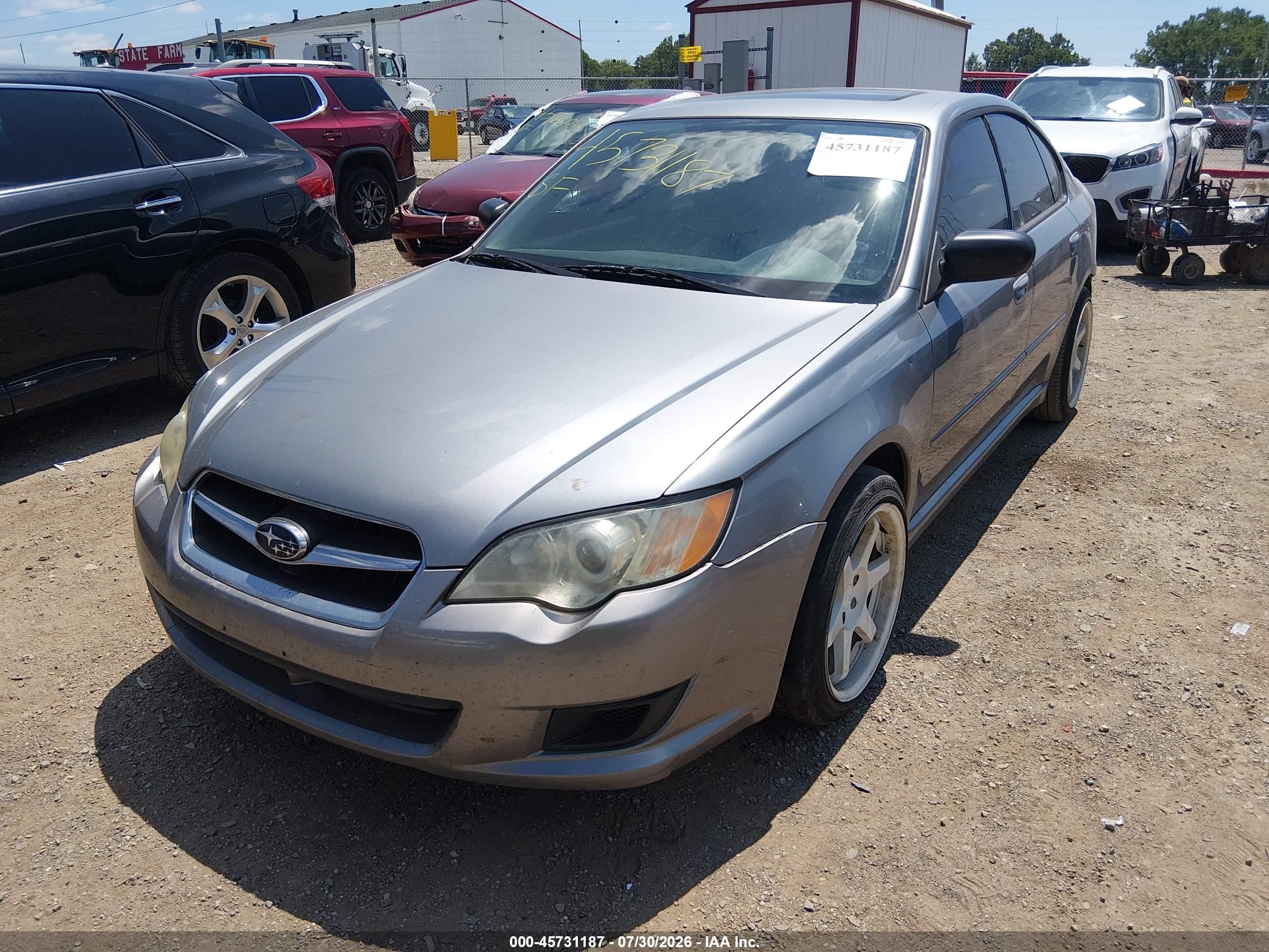 2009 Subaru Legacy 2.5i Silver vin: 4S3BL616897231772