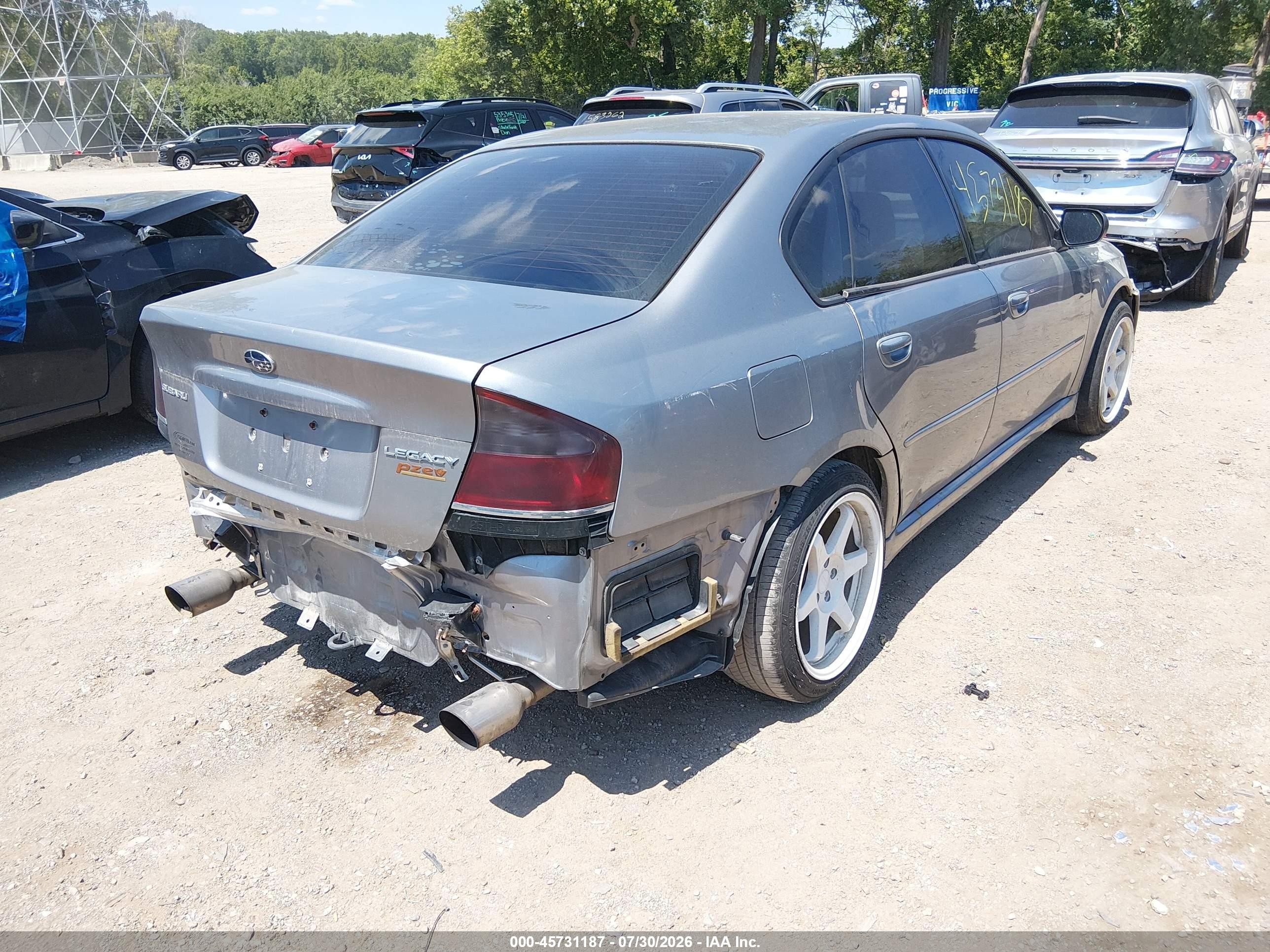 2009 Subaru Legacy 2.5i Silver vin: 4S3BL616897231772