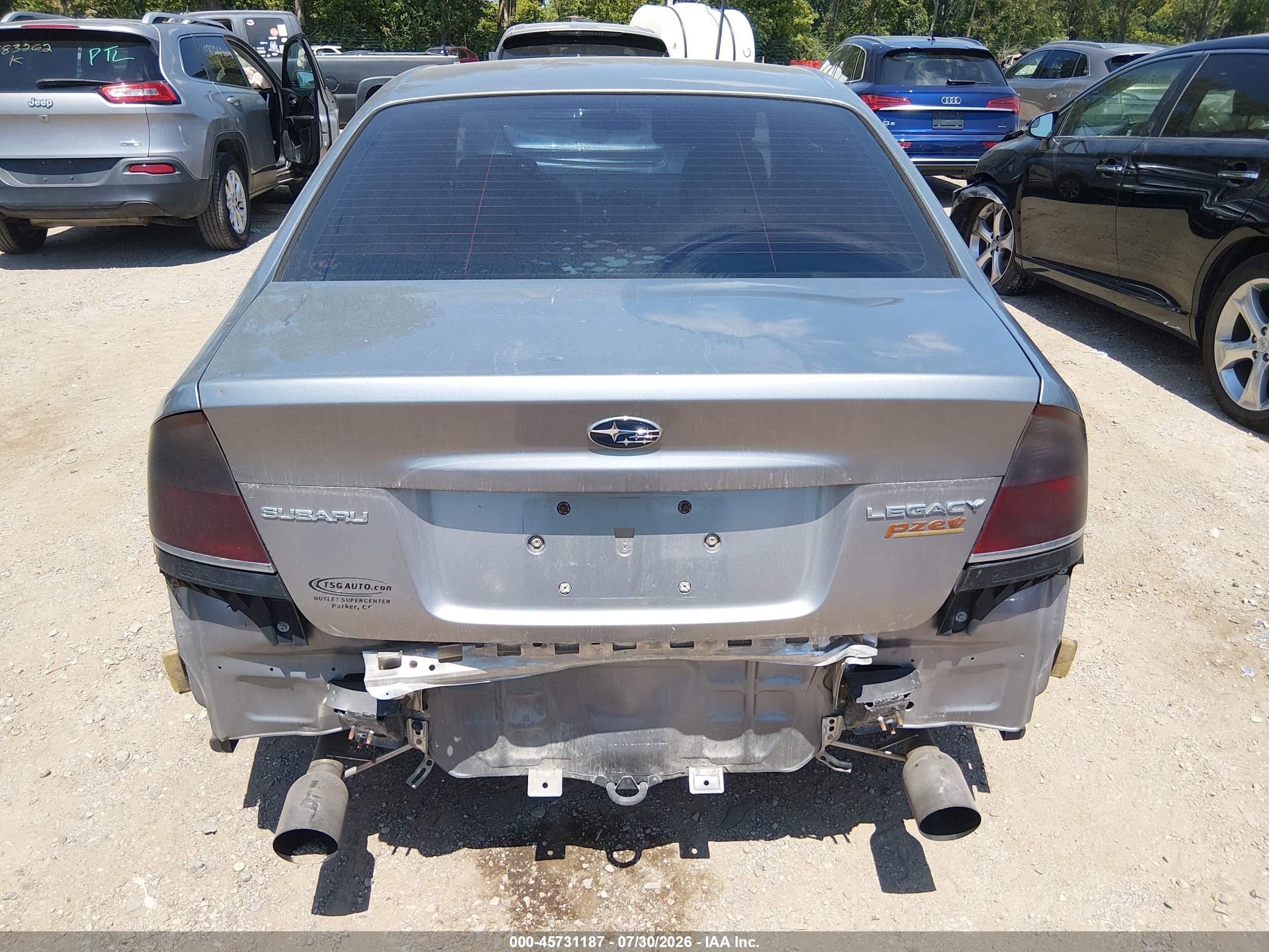 2009 Subaru Legacy 2.5i Silver vin: 4S3BL616897231772