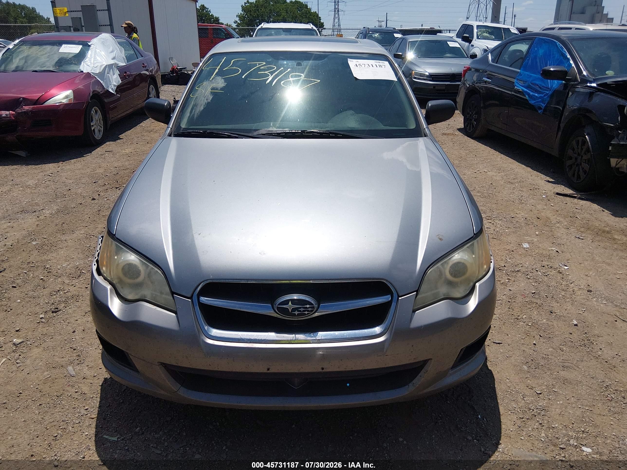 2009 Subaru Legacy 2.5i Silver vin: 4S3BL616897231772