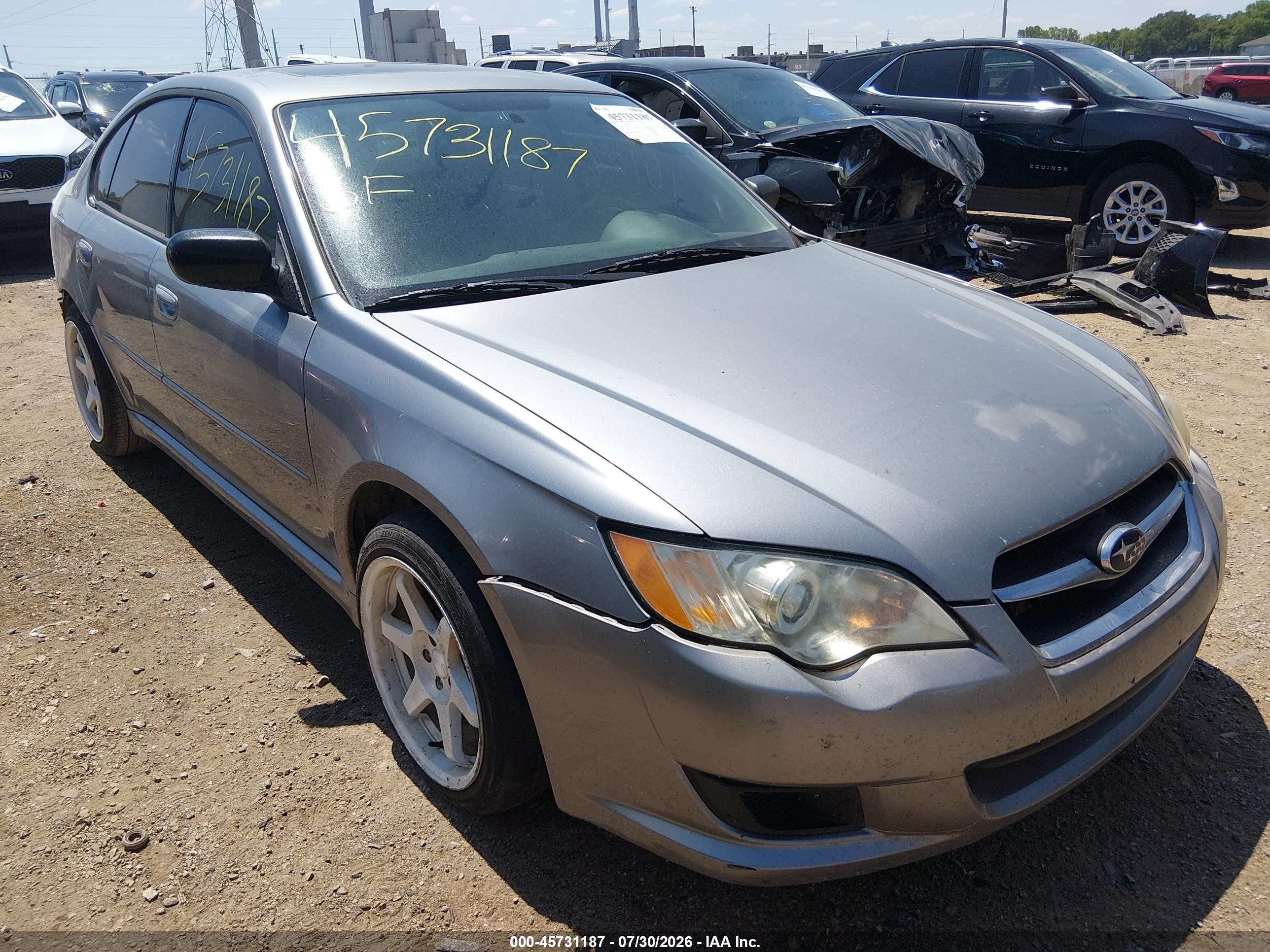 2009 Subaru Legacy 2.5i Silver vin: 4S3BL616897231772