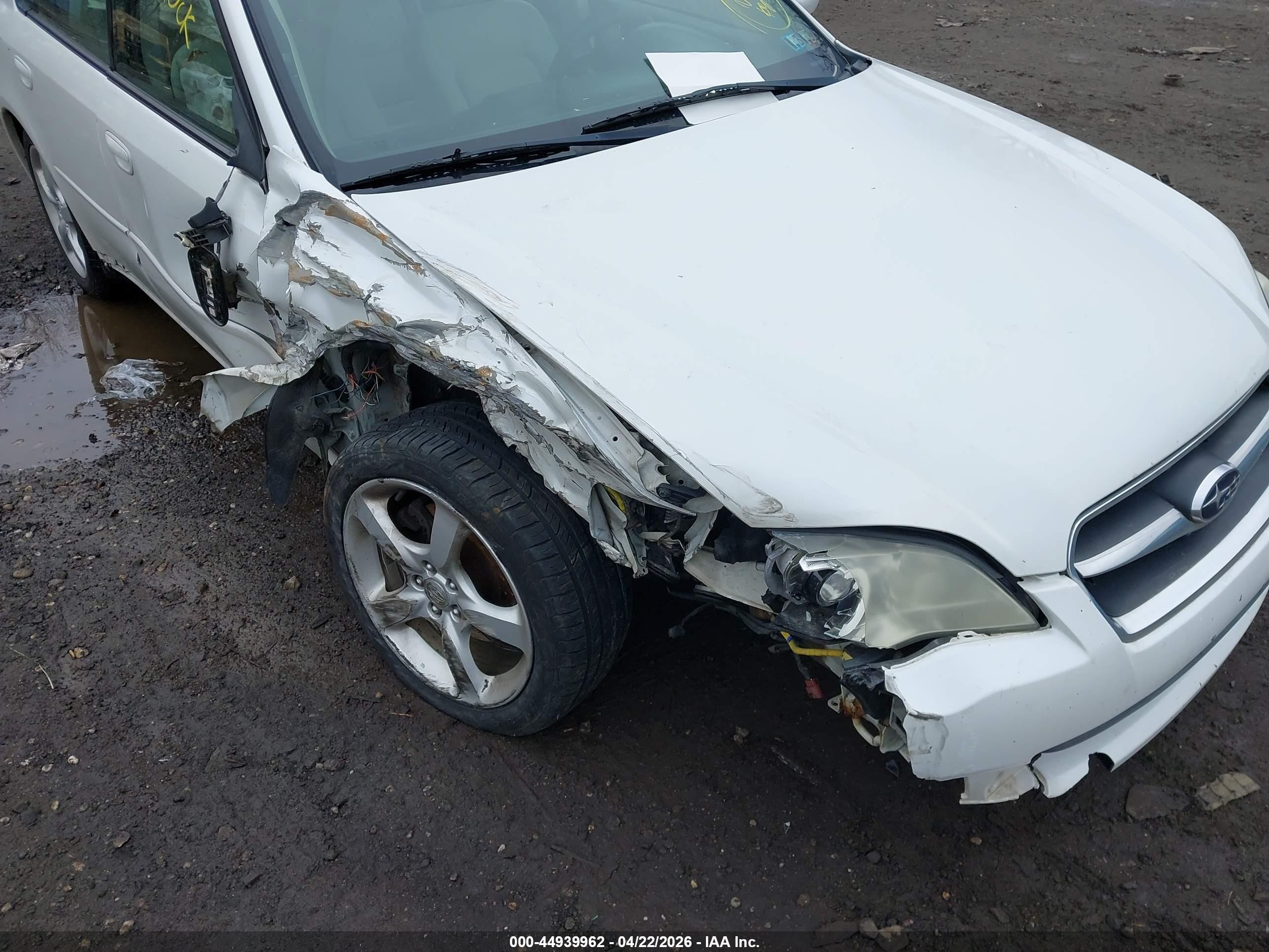 2009 Subaru Legacy 2.5i White vin: 4S3BL616897235434