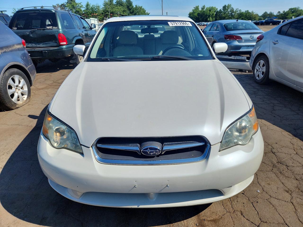 2007 Subaru Legacy 2.5i White vin: 4S3BL616977212242