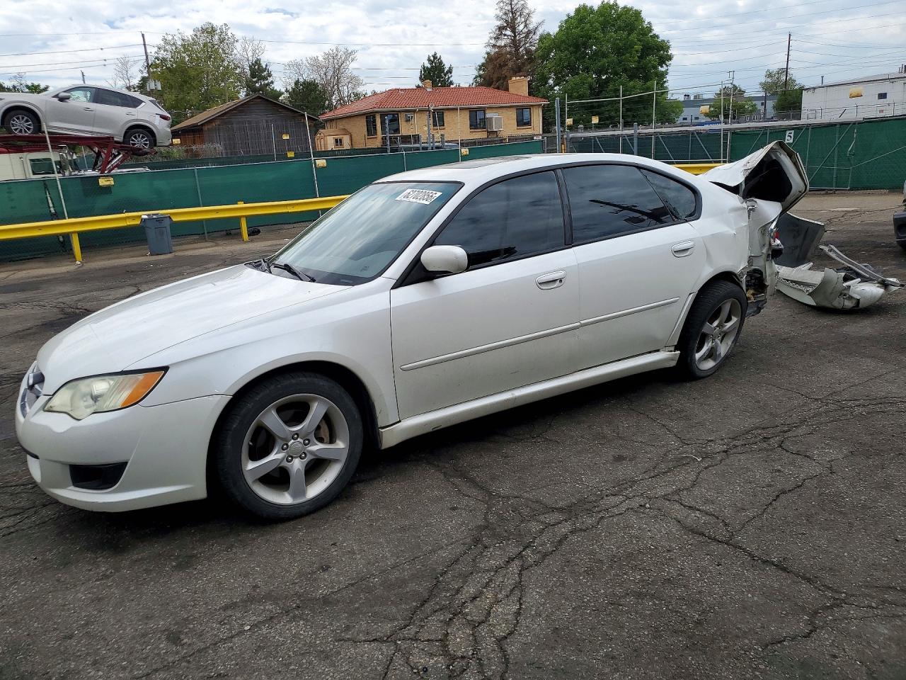 2008 Subaru Legacy 2.5i White vin: 4S3BL616987227146