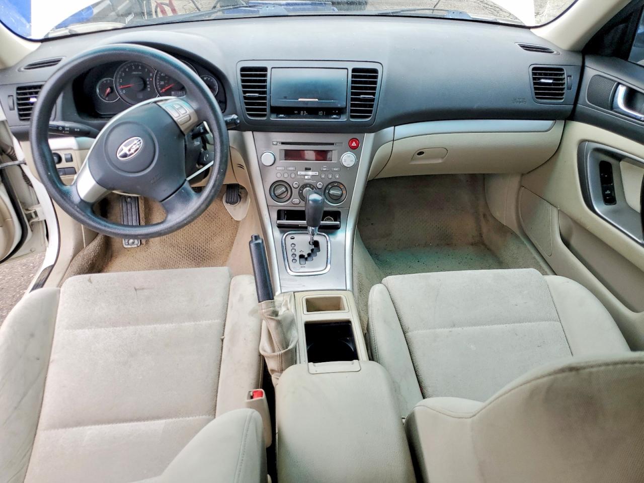 2008 Subaru Legacy 2.5i White vin: 4S3BL616987227146