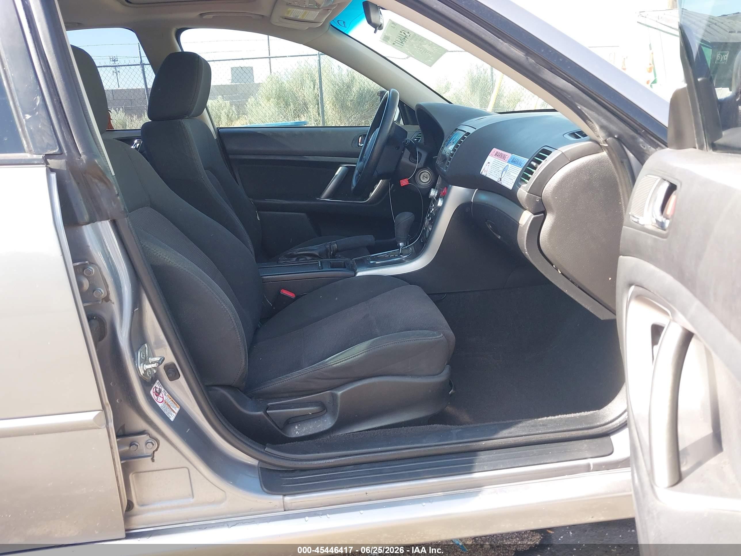 2009 Subaru Legacy 2.5i Gray vin: 4S3BL616997210283