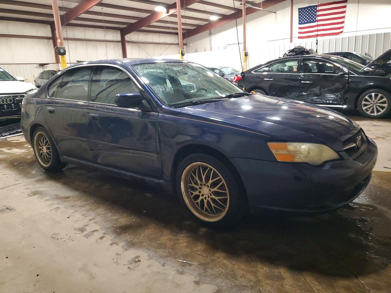 2007 Subaru Legacy 2.5i Blue vin: 4S3BL616X77211052