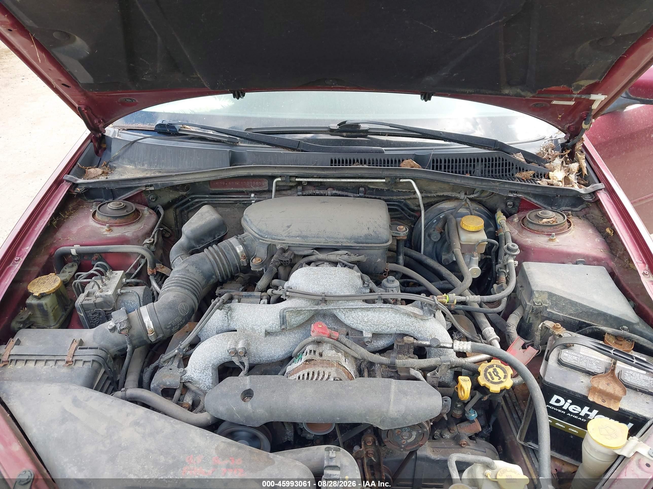 2009 Subaru Legacy 2.5i Maroon vin: 4S3BL616X97233572