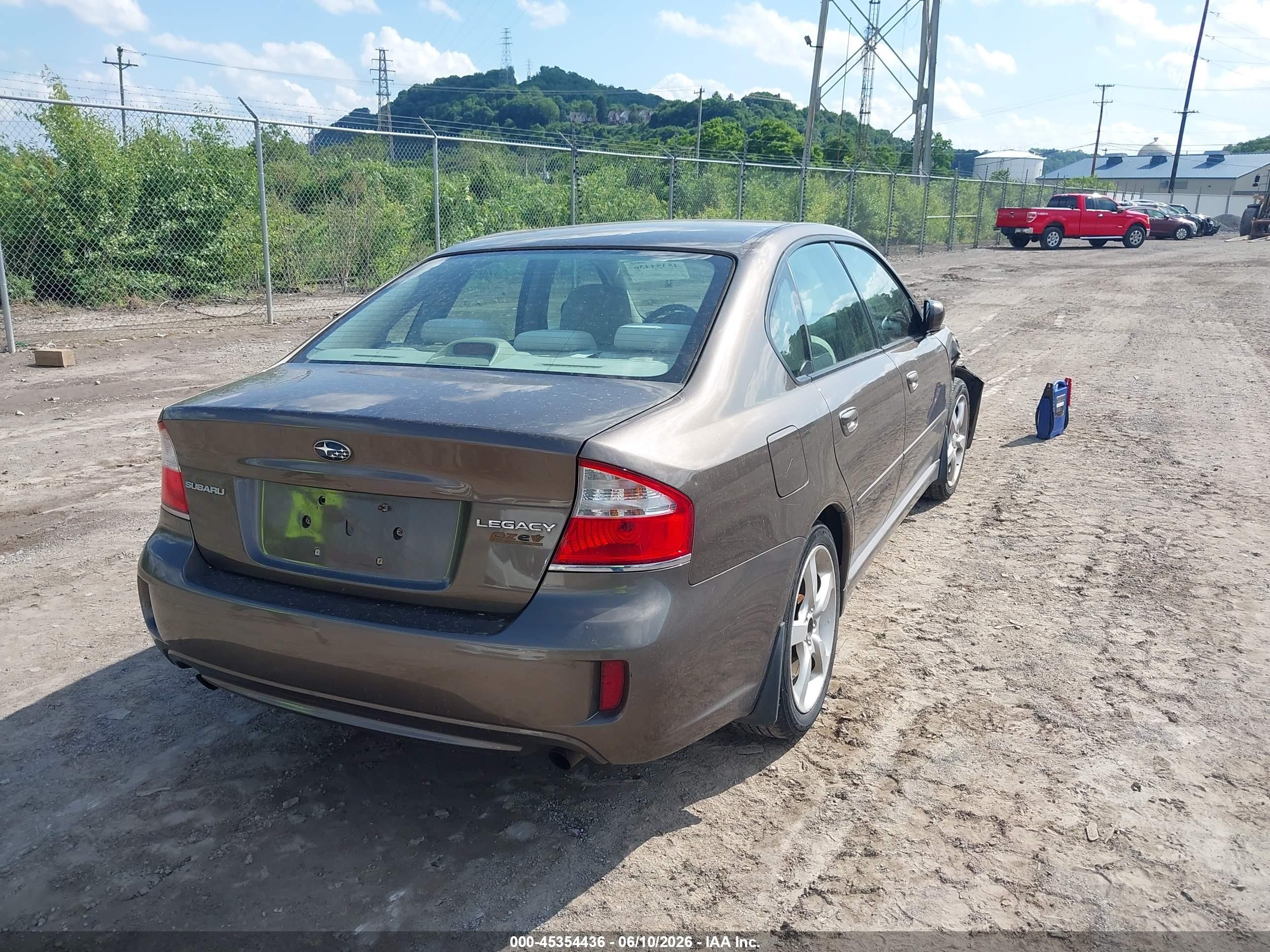 2009 Subaru Legacy 2.5i Brown vin: 4S3BL616X97236584