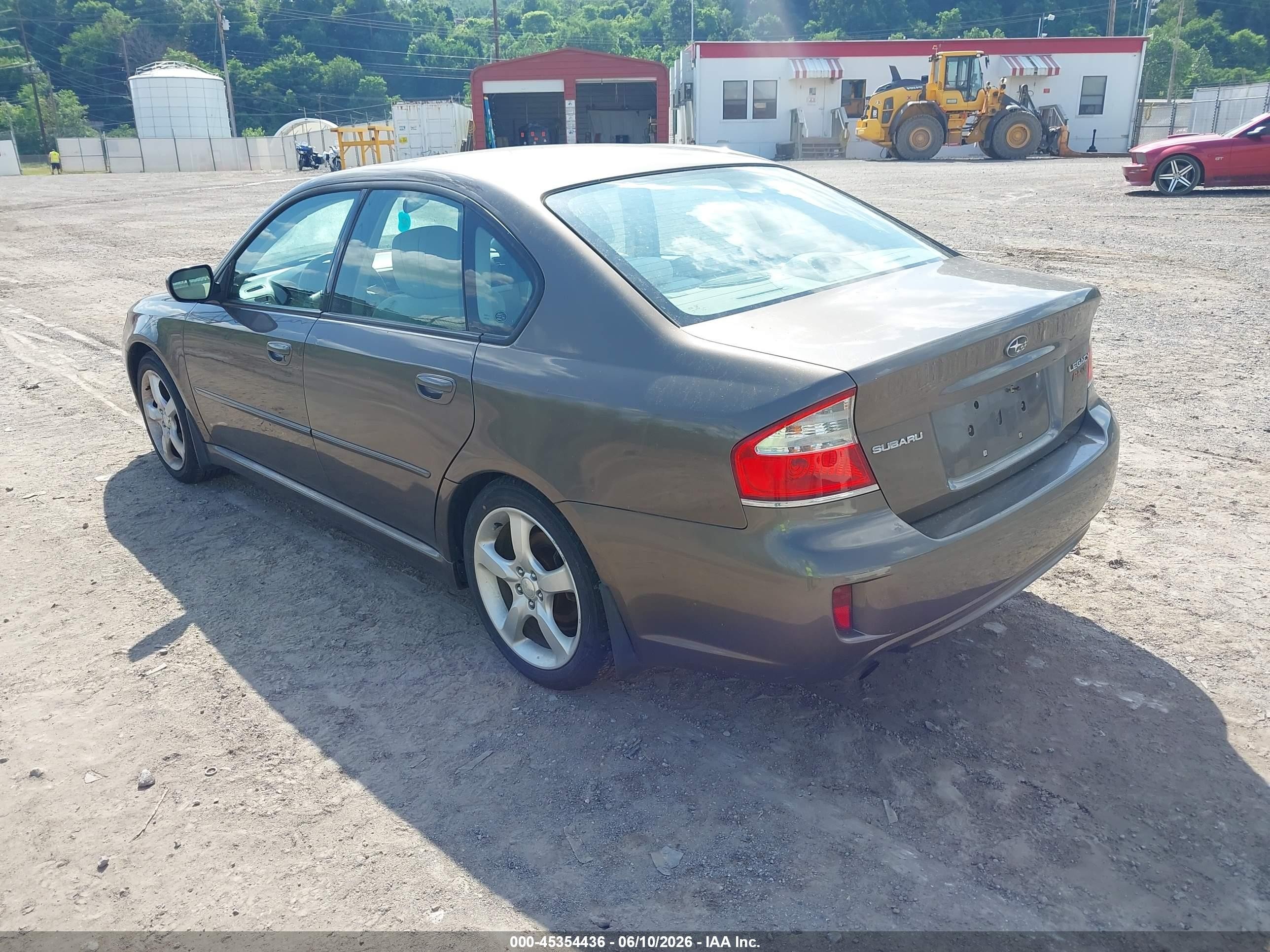 2009 Subaru Legacy 2.5i Brown vin: 4S3BL616X97236584
